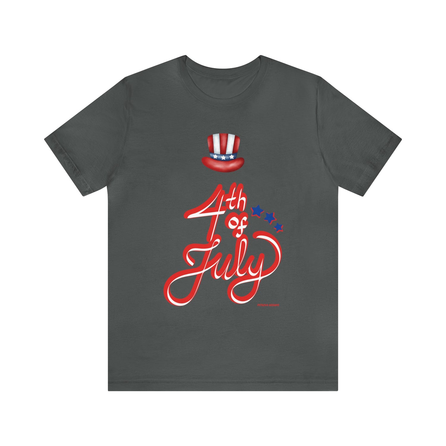 T-Shirt Graphic Tees for Men and Women Graphic Tee Shirts for Black Tshirt Outfits 4th July Petrova Designs