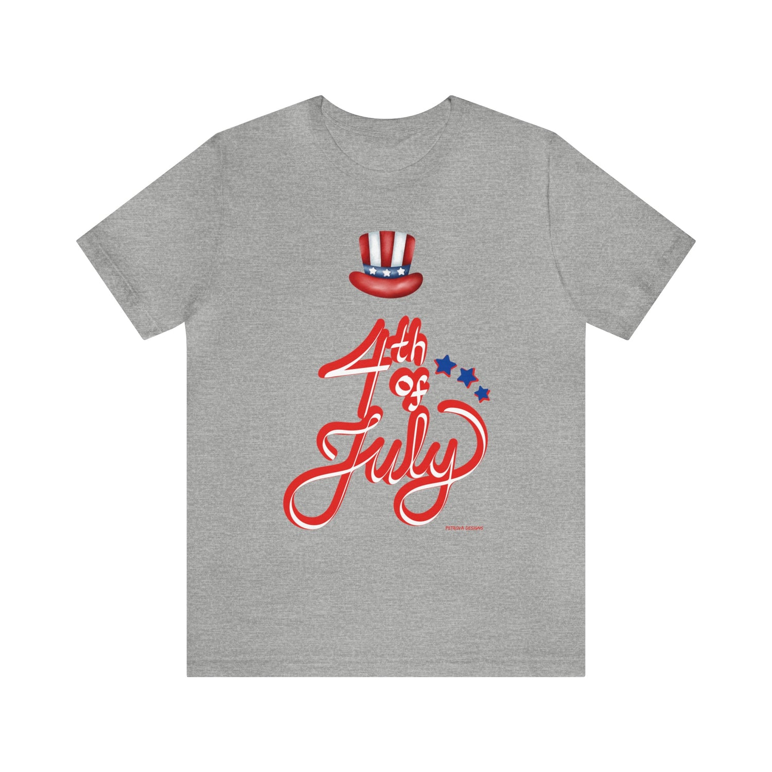 T-Shirt Graphic Tees for Men and Women Graphic Tee Shirts for Black Tshirt Outfits 4th July Petrova Designs