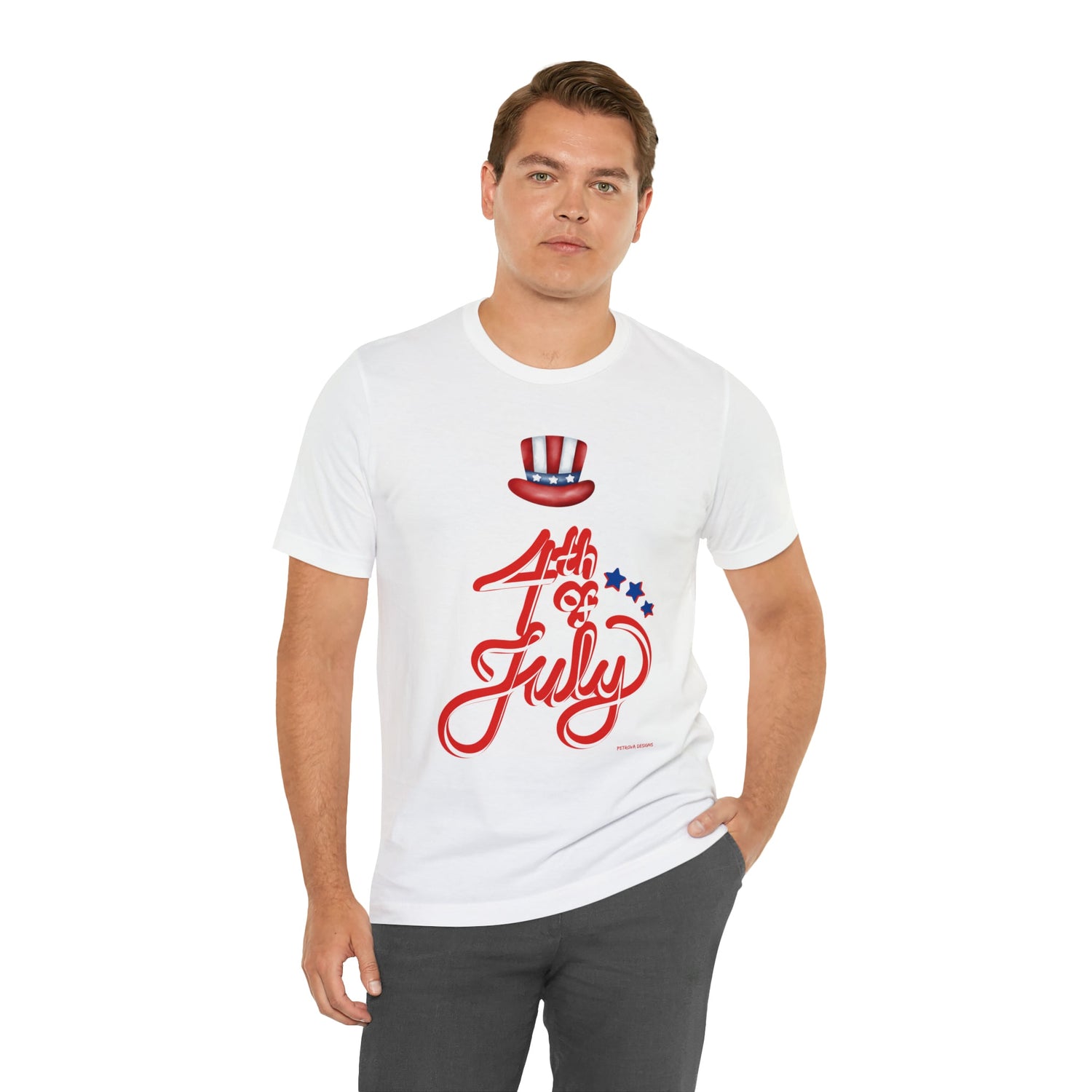 T-Shirt Graphic Tees for Men and Women Graphic Tee Shirts for Black Tshirt Outfits 4th July Petrova Designs