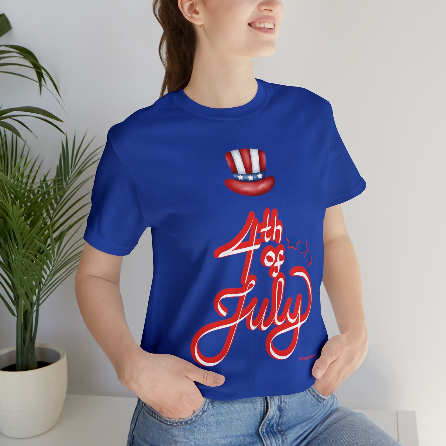 True Royal T-Shirt Graphic Tees for Men and Women Graphic Tee Shirts for Black Tshirt Outfits 4th July Petrova Designs