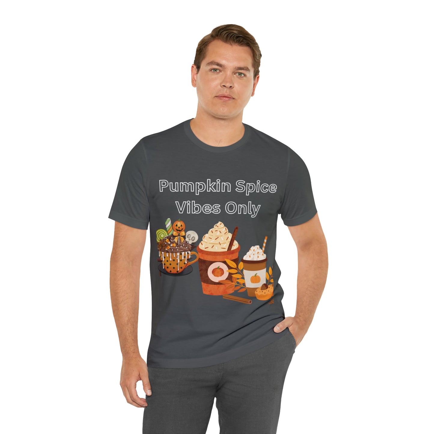 T-Shirt Graphic Tees for Men and Women Graphic Tee Shirts for Black Tshirt Outfits Autumn Pumpkin Spice Petrova Designs