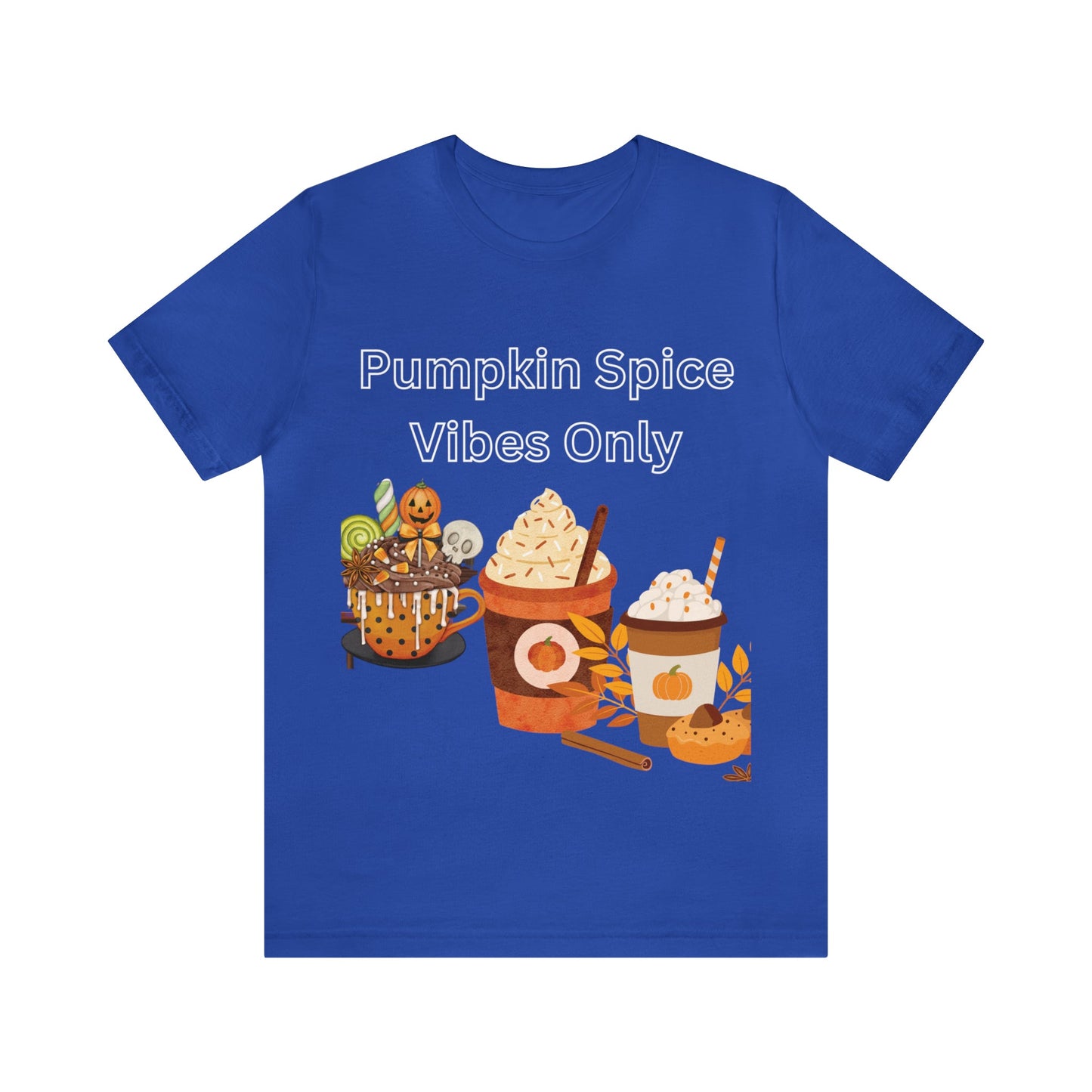 T-Shirt Graphic Tees for Men and Women Graphic Tee Shirts for Black Tshirt Outfits Autumn Pumpkin Spice Petrova Designs