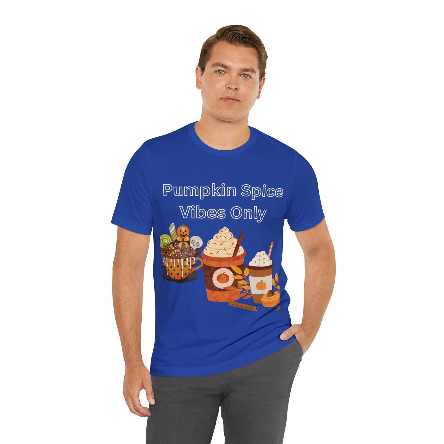 T-Shirt Graphic Tees for Men and Women Graphic Tee Shirts for Black Tshirt Outfits Autumn Pumpkin Spice Petrova Designs