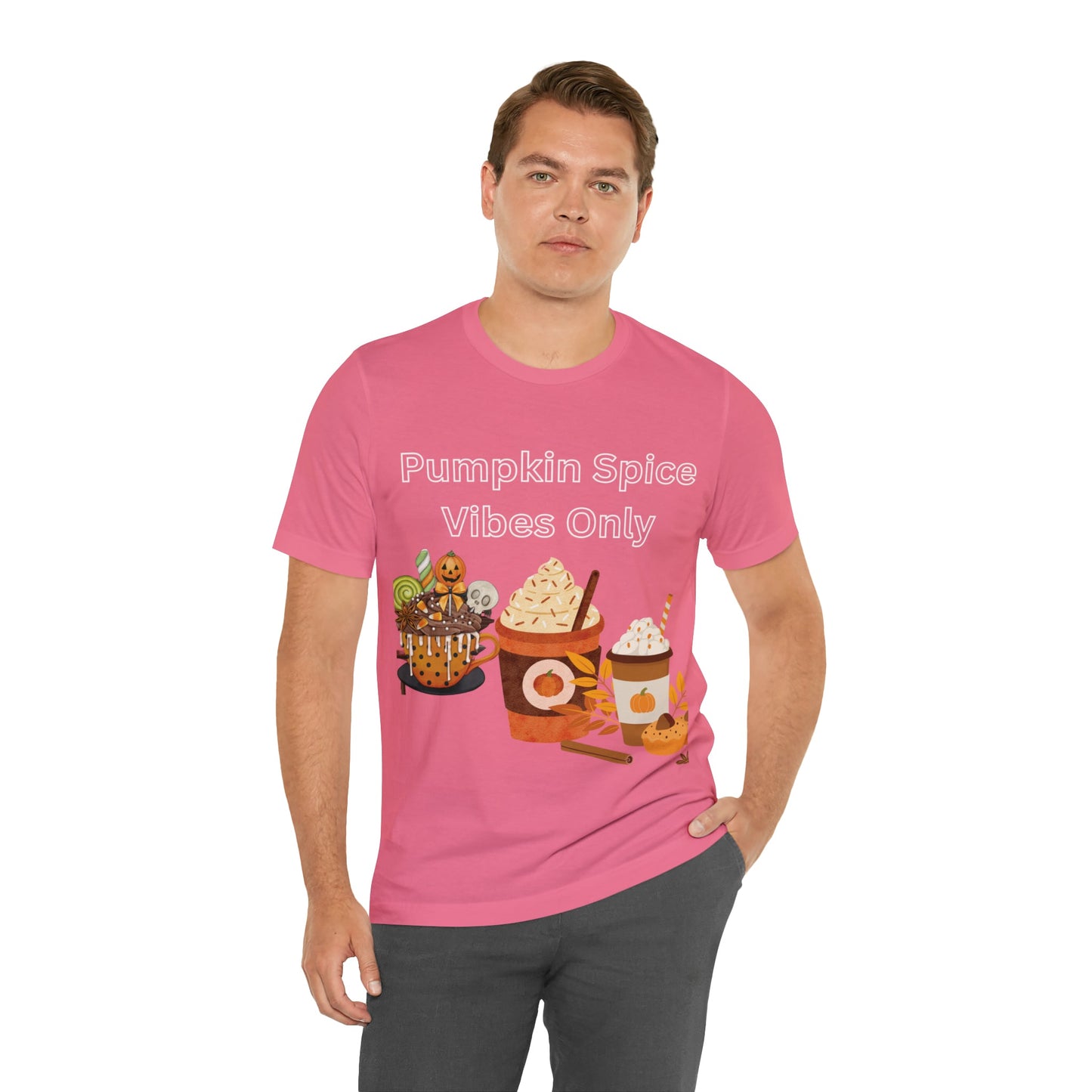 T-Shirt Graphic Tees for Men and Women Graphic Tee Shirts for Black Tshirt Outfits Autumn Pumpkin Spice Petrova Designs