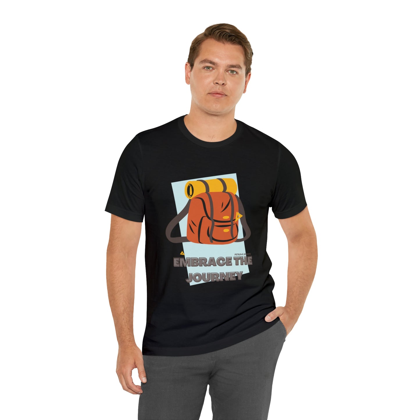 T-Shirt Graphic Tees for Men and Women Graphic Tee Shirts for Black Tshirt Outfits Backpacking Petrova Designs