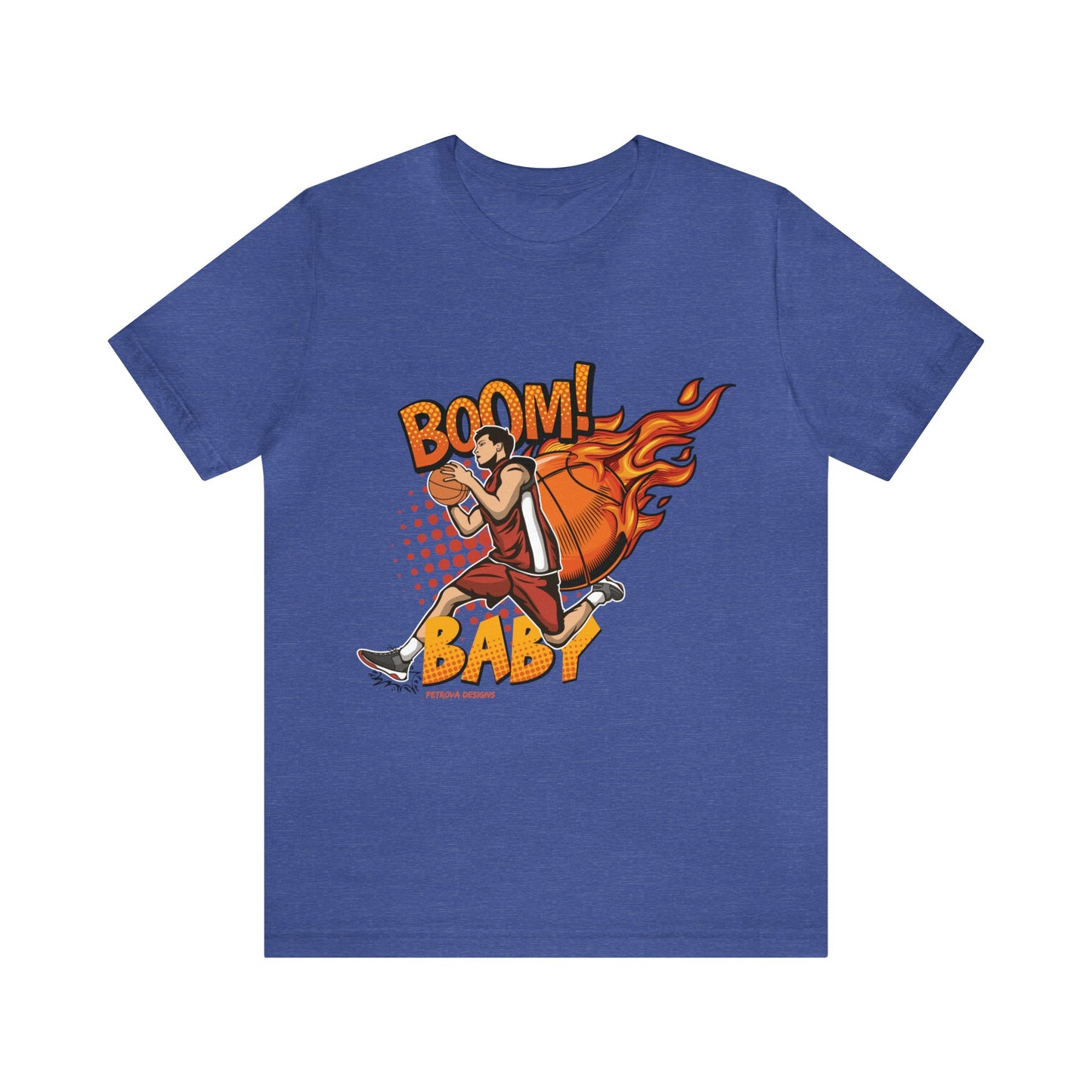 T-Shirt Graphic Tees for Men and Women Graphic Tee Shirts for Black Tshirt Outfits Basketball Petrova Designs