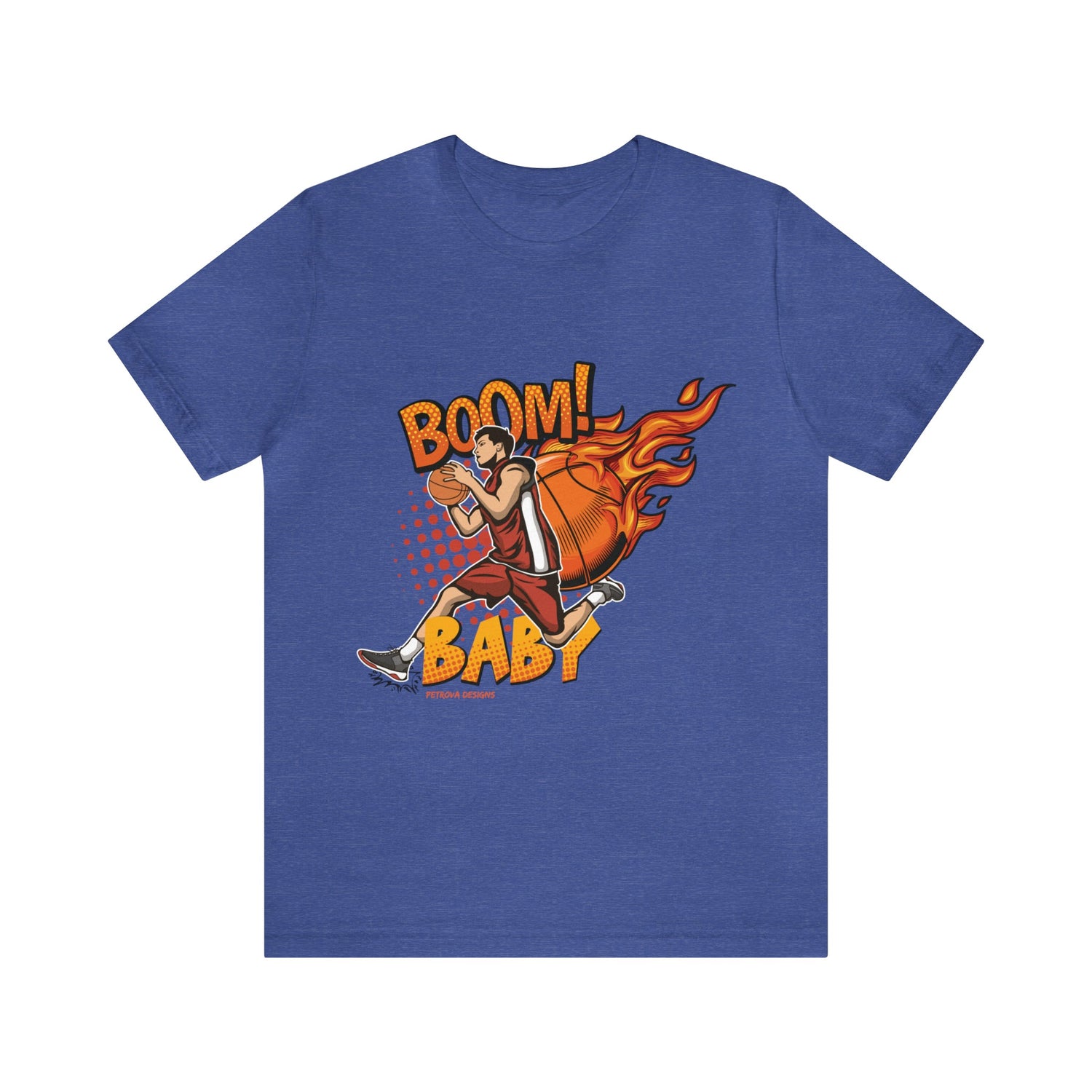 T-Shirt Graphic Tees for Men and Women Graphic Tee Shirts for Black Tshirt Outfits Basketball Petrova Designs
