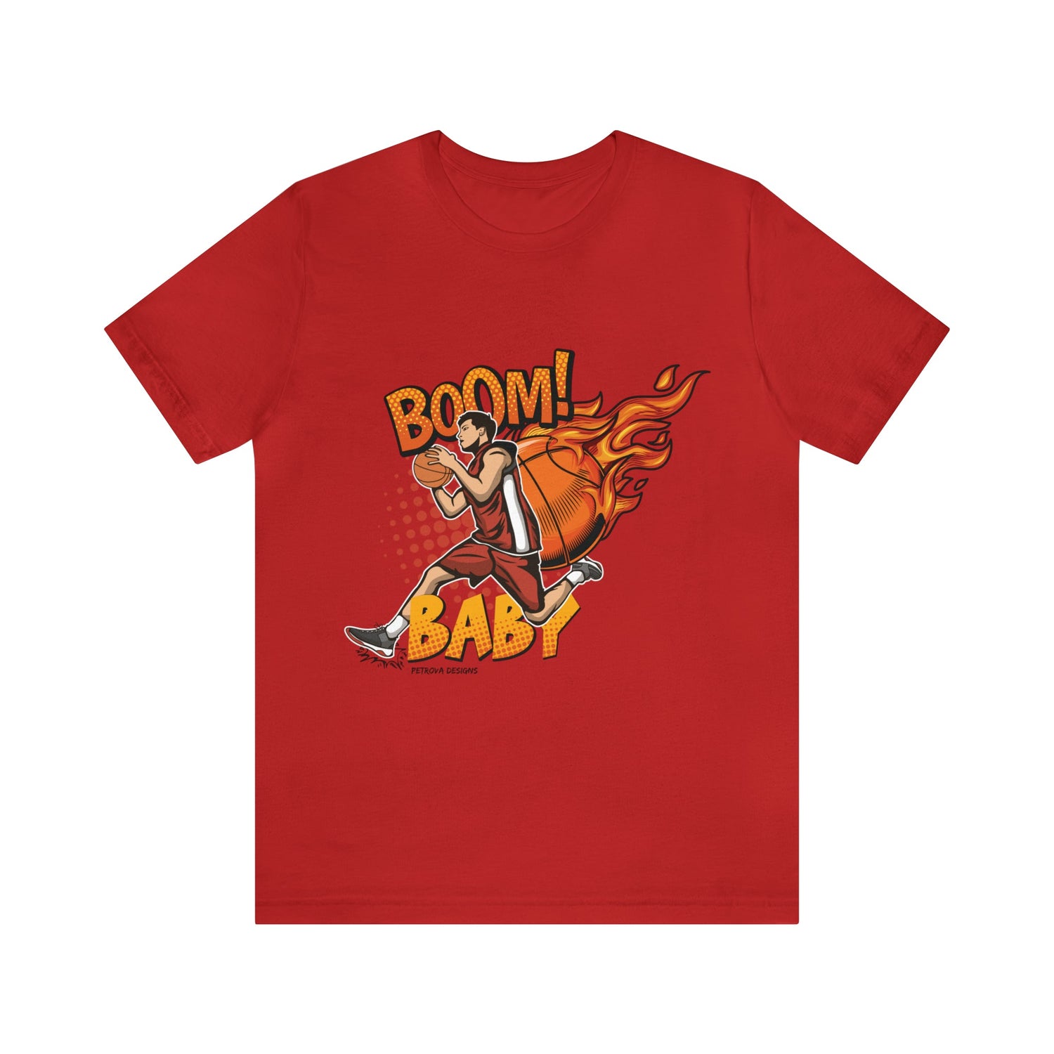 T-Shirt Graphic Tees for Men and Women Graphic Tee Shirts for Black Tshirt Outfits Basketball Petrova Designs