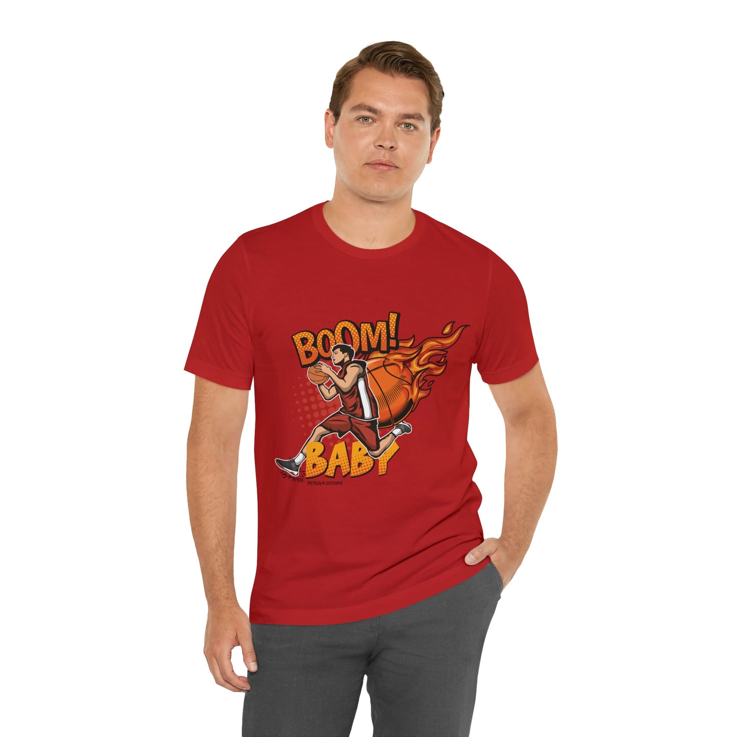 T-Shirt Graphic Tees for Men and Women Graphic Tee Shirts for Black Tshirt Outfits Basketball Petrova Designs