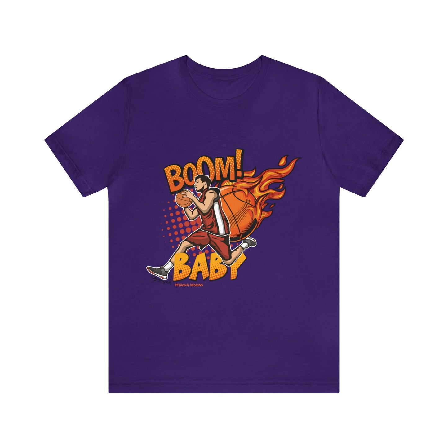 T-Shirt Graphic Tees for Men and Women Graphic Tee Shirts for Black Tshirt Outfits Basketball Petrova Designs