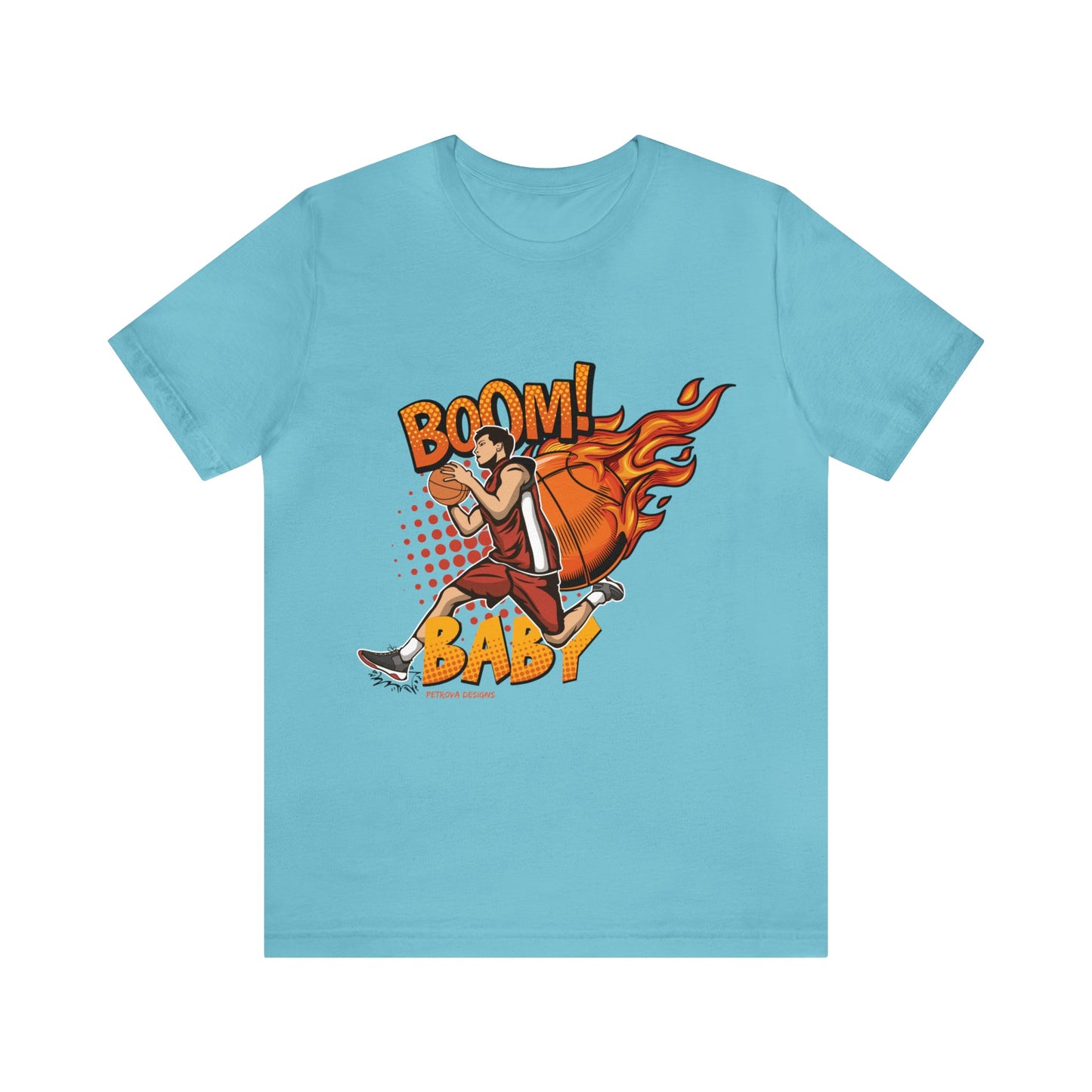 T-Shirt Graphic Tees for Men and Women Graphic Tee Shirts for Black Tshirt Outfits Basketball Petrova Designs