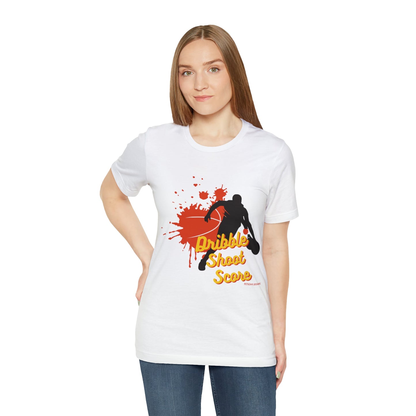 T-Shirt Graphic Tees for Men and Women Graphic Tee Shirts for Black Tshirt Outfits Basketball Petrova Designs