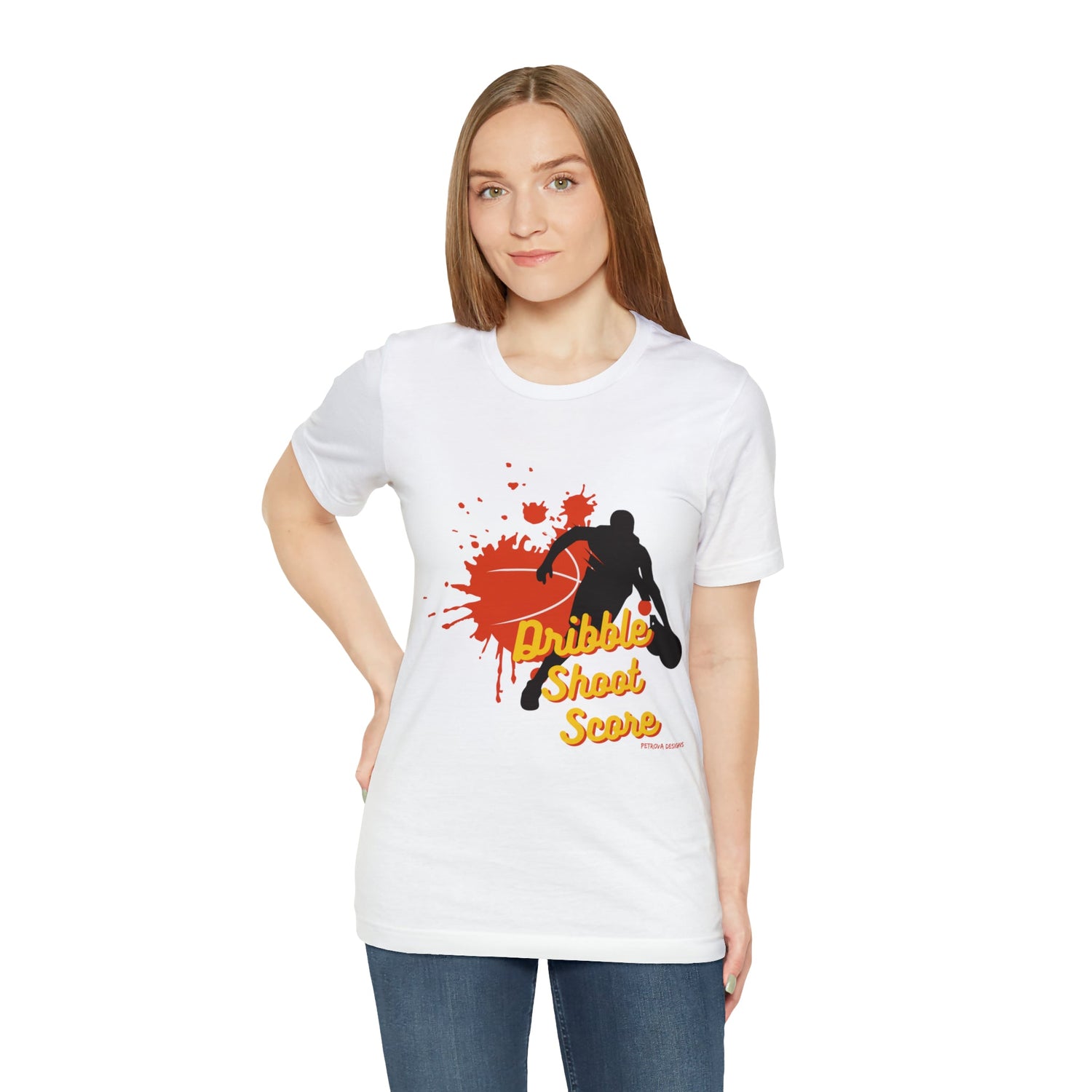 T-Shirt Graphic Tees for Men and Women Graphic Tee Shirts for Black Tshirt Outfits Basketball Petrova Designs
