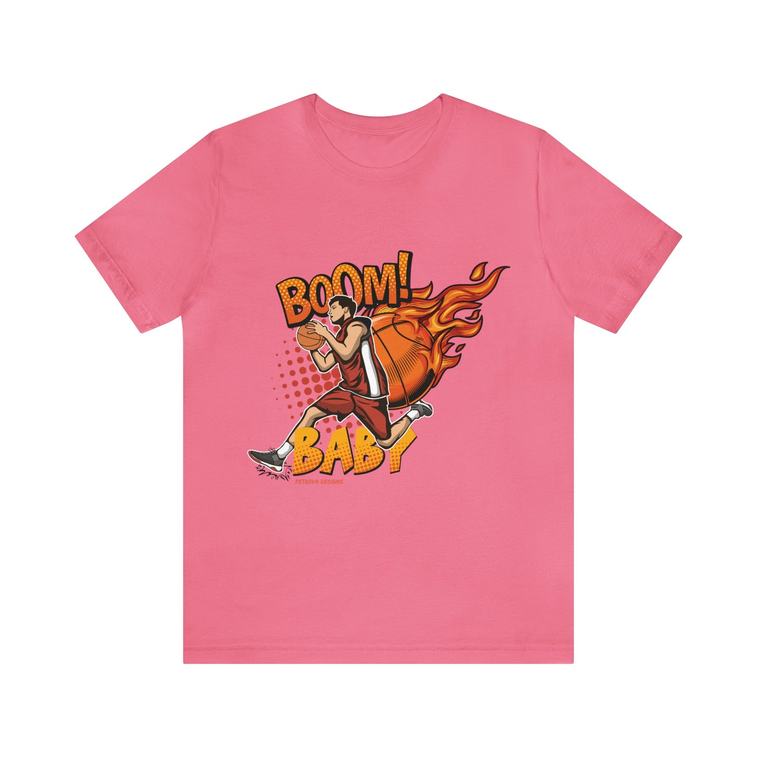T-Shirt Graphic Tees for Men and Women Graphic Tee Shirts for Black Tshirt Outfits Basketball Petrova Designs