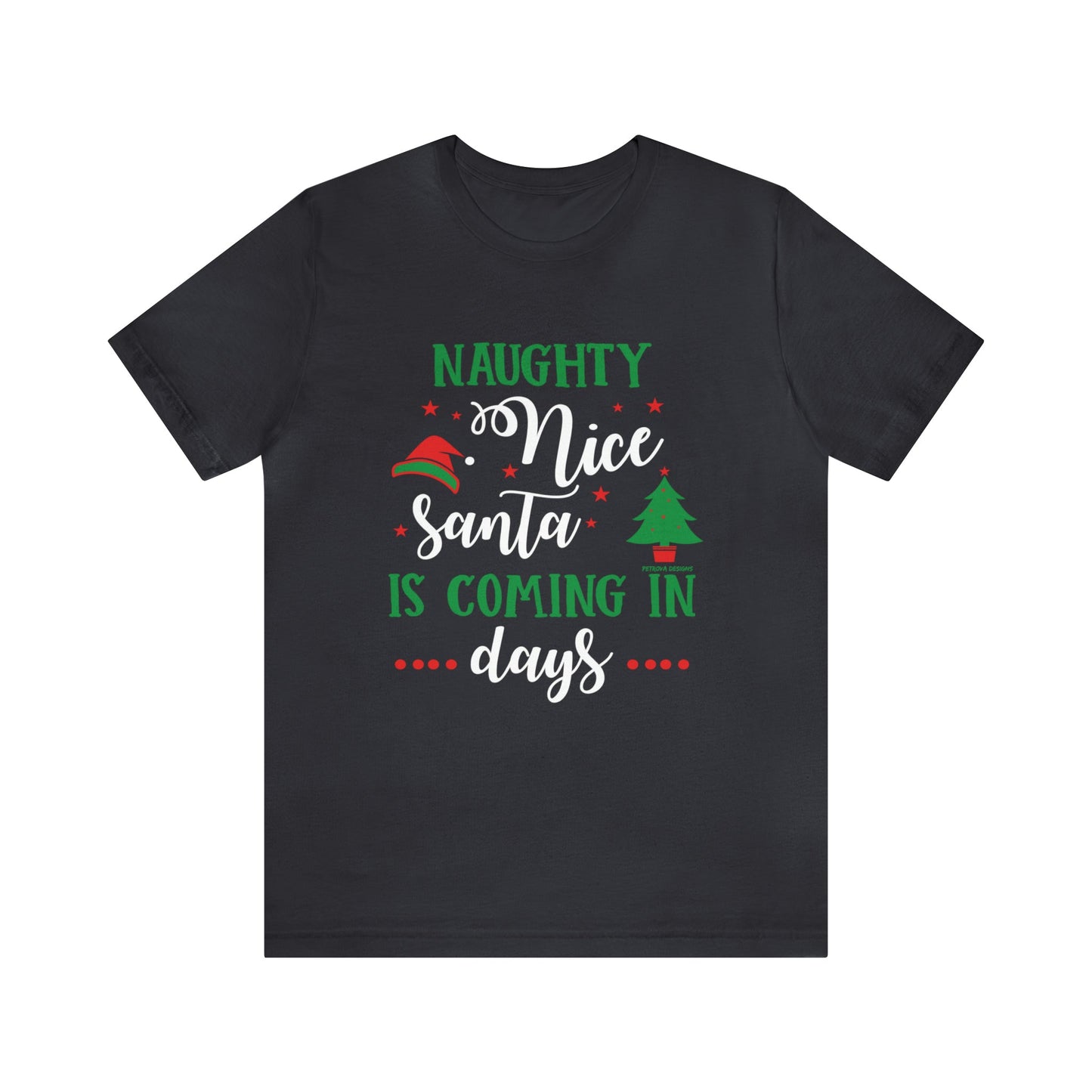 T-Shirt Graphic Tees for Men and Women Graphic Tee Shirts for Black Tshirt Outfits Christmas Petrova Designs