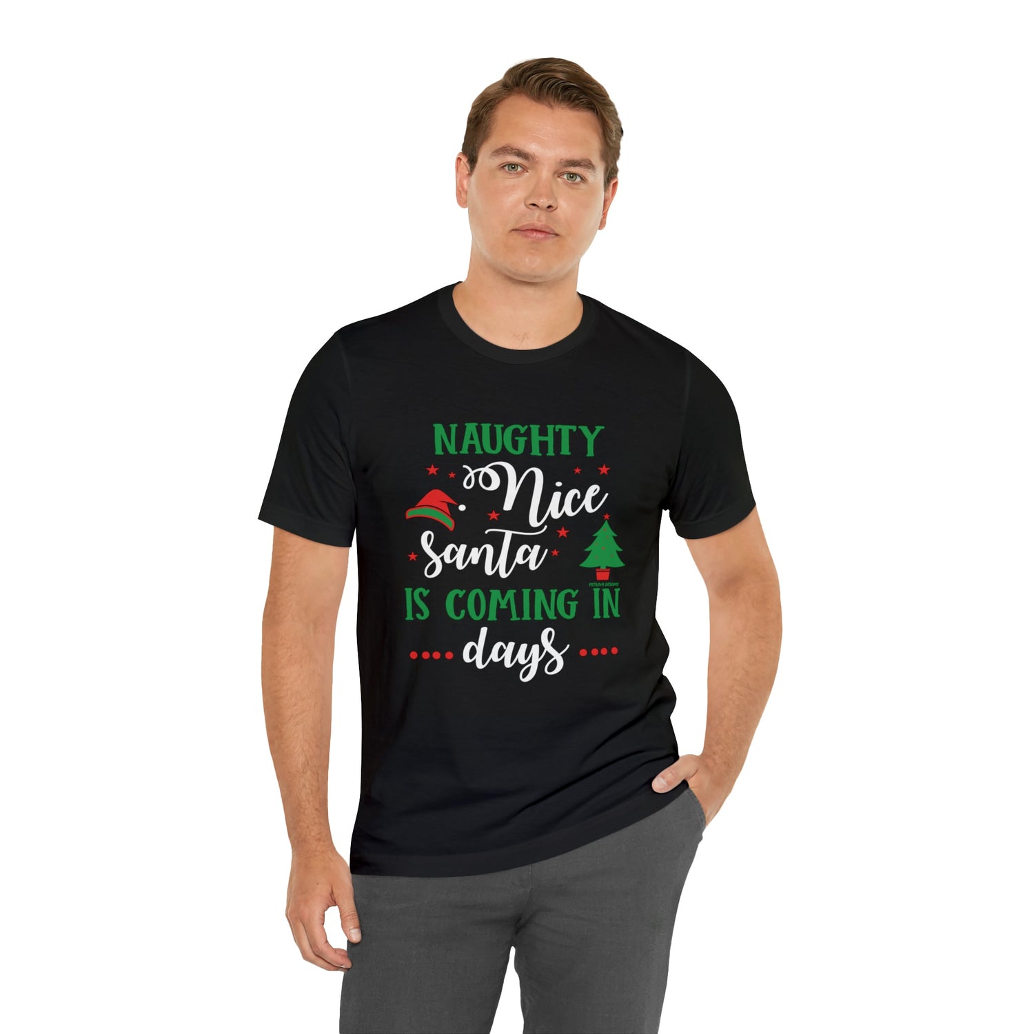 T-Shirt Graphic Tees for Men and Women Graphic Tee Shirts for Black Tshirt Outfits Christmas Petrova Designs