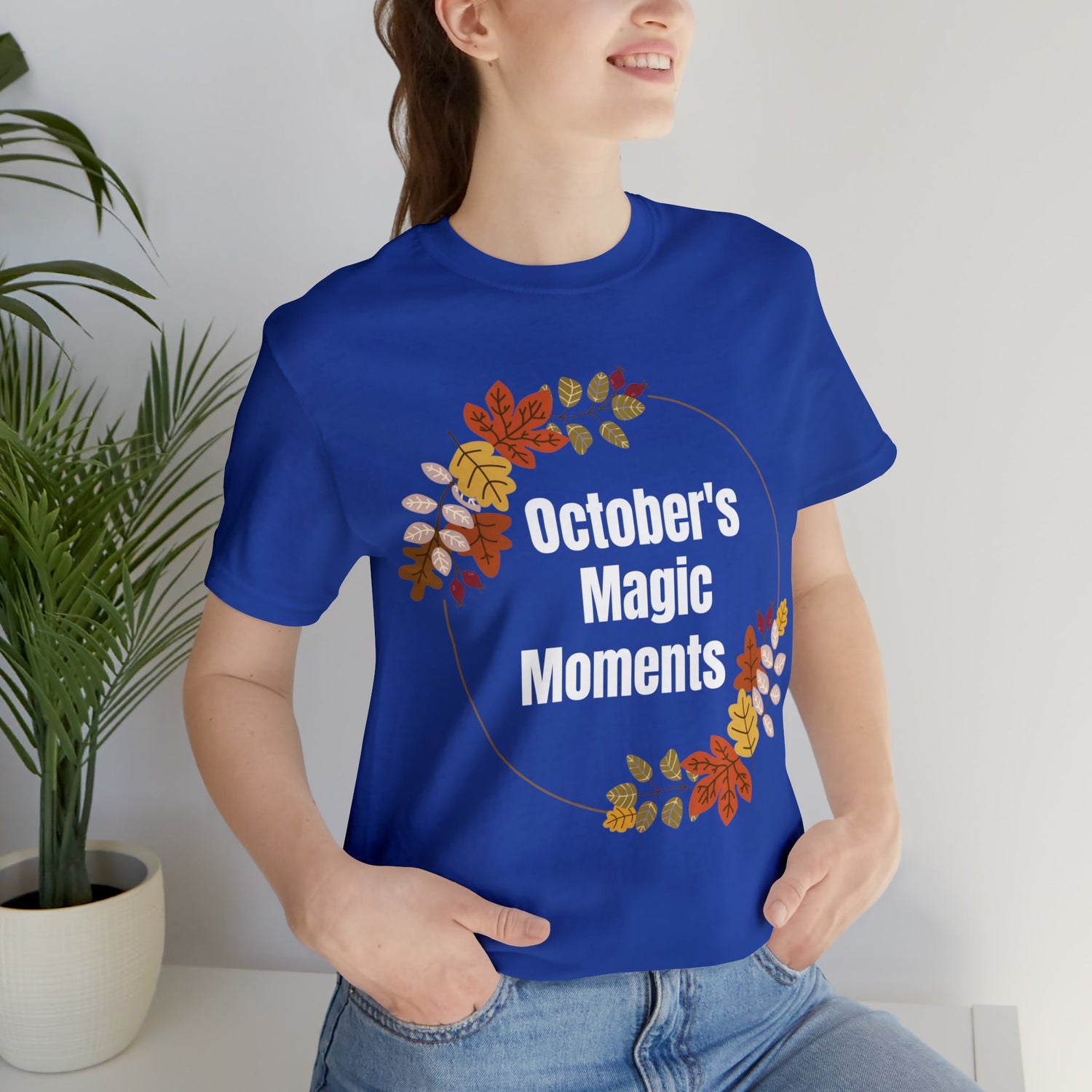 True Royal T-Shirt Graphic Tees for Men and Women Graphic Tee Shirts for Black Tshirt Outfits Fall Autumn Petrova Designs