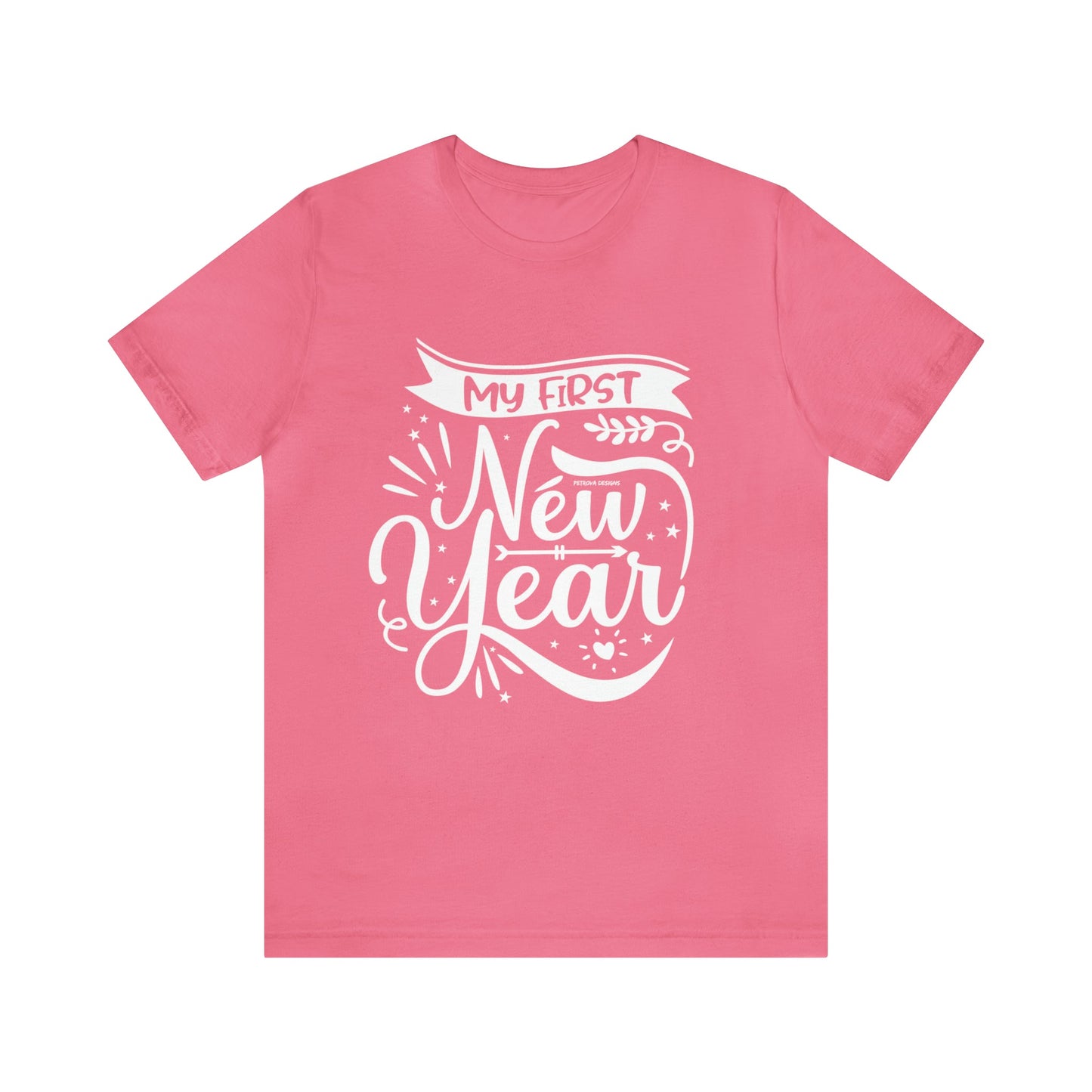 T-Shirt Graphic Tees for Men and Women Graphic Tee Shirts for Black Tshirt Outfits First New Year Petrova Designs