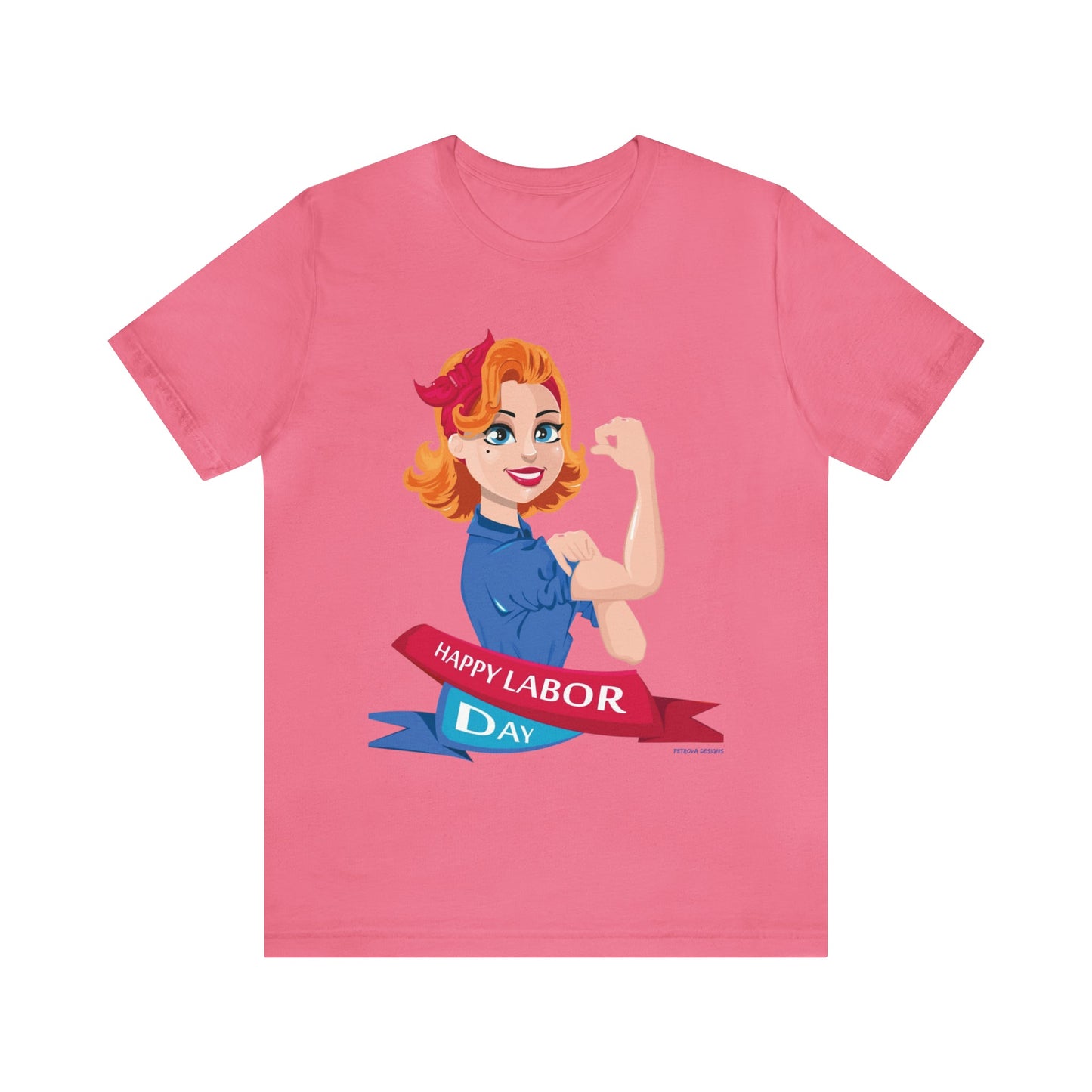 Charity Pink T-Shirt Graphic Tees for Men and Women Graphic Tee Shirts for Black Tshirt Outfits Labor Day Petrova Designs