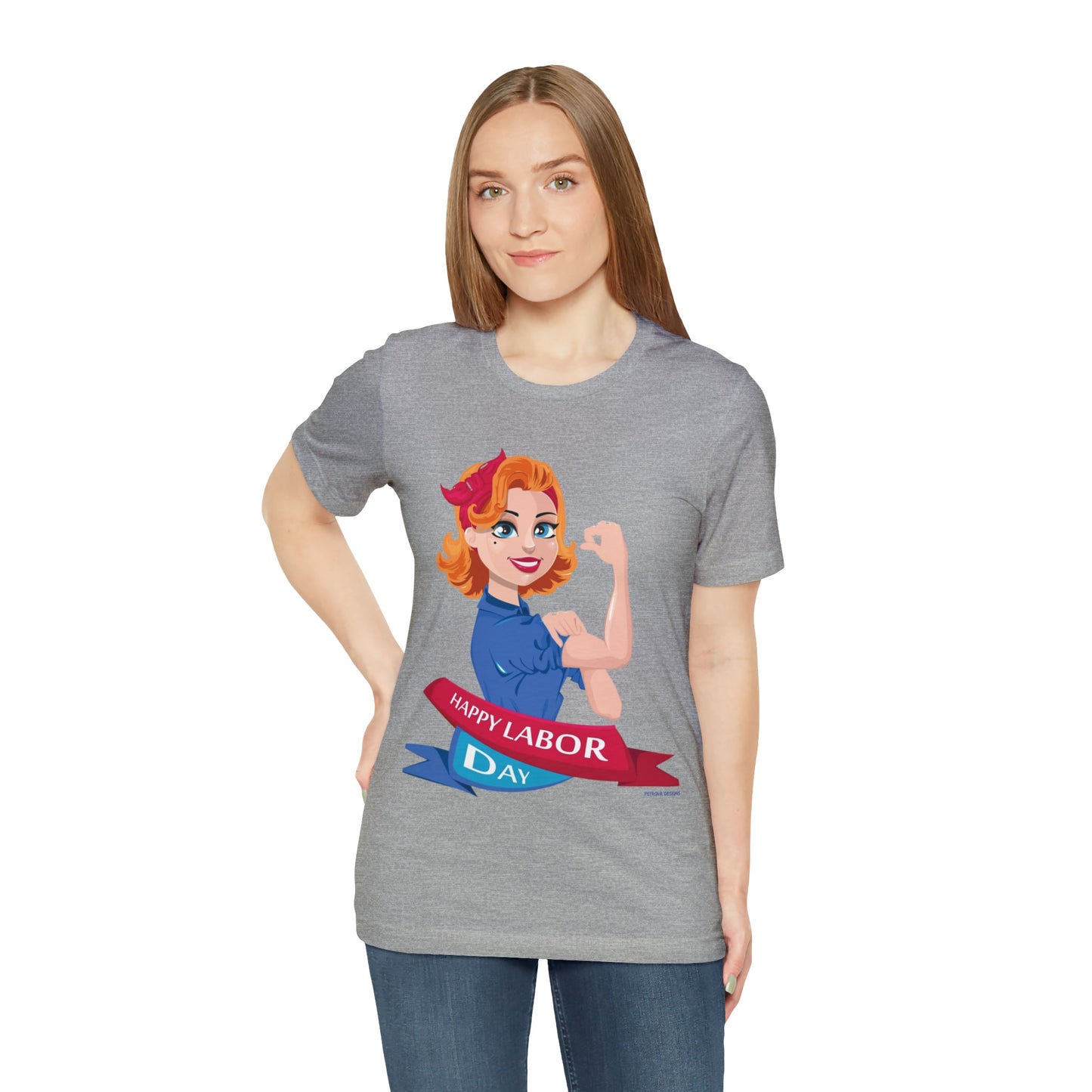 T-Shirt Graphic Tees for Men and Women Graphic Tee Shirts for Black Tshirt Outfits Labor Day Petrova Designs
