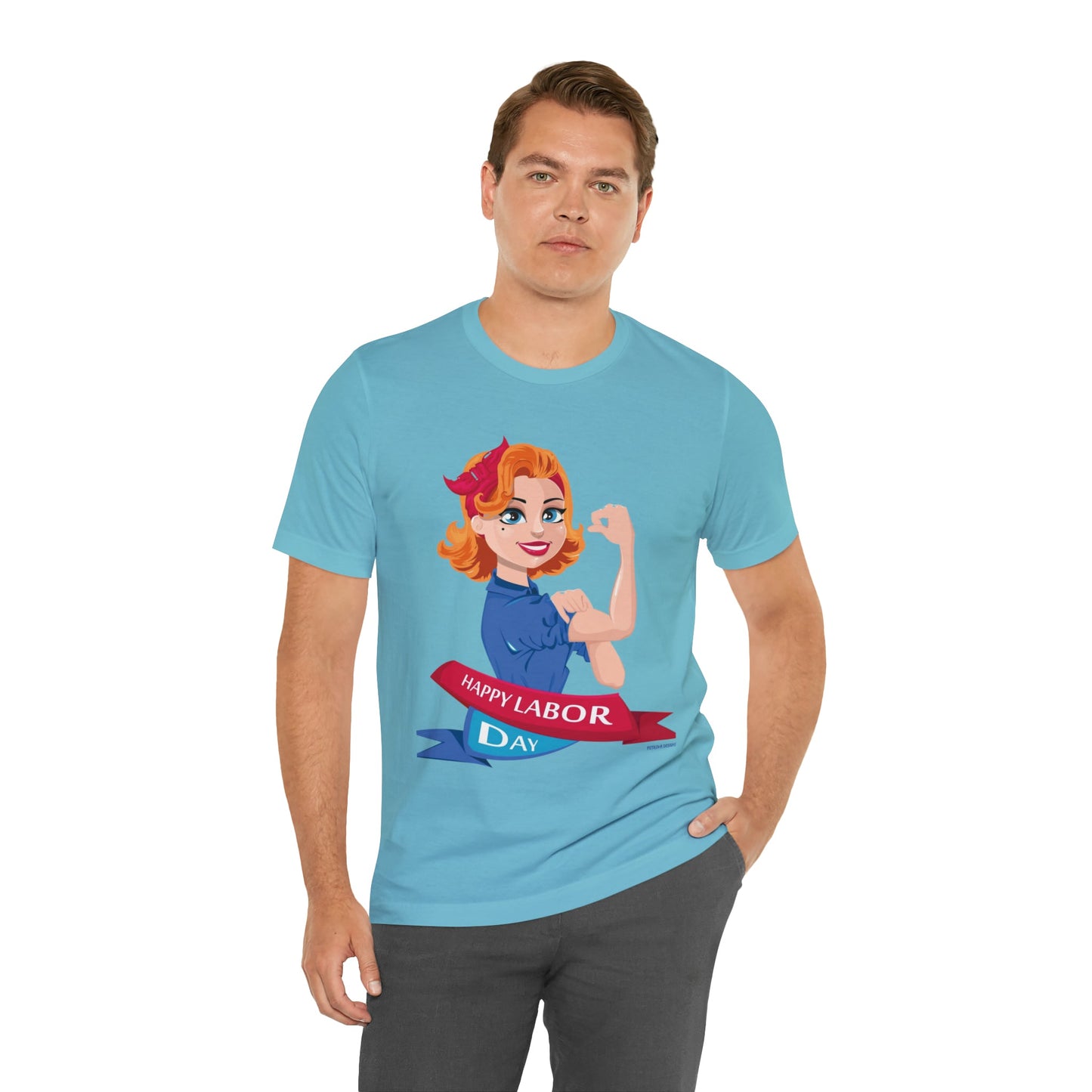 T-Shirt Graphic Tees for Men and Women Graphic Tee Shirts for Black Tshirt Outfits Labor Day Petrova Designs