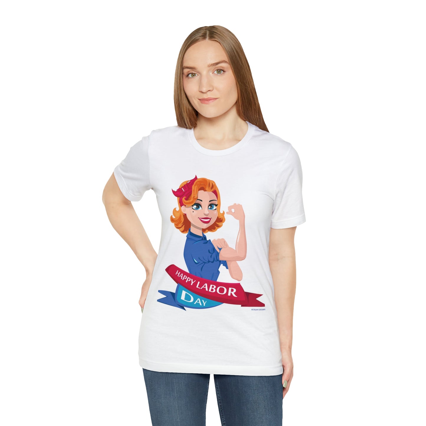 T-Shirt Graphic Tees for Men and Women Graphic Tee Shirts for Black Tshirt Outfits Labor Day Petrova Designs