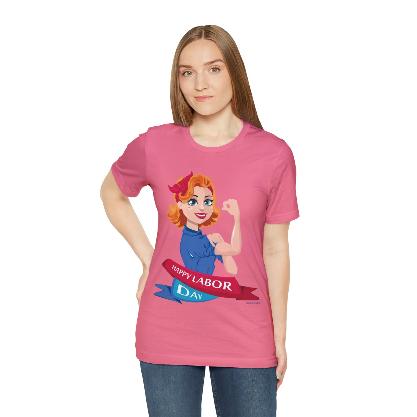T-Shirt Graphic Tees for Men and Women Graphic Tee Shirts for Black Tshirt Outfits Labor Day Petrova Designs