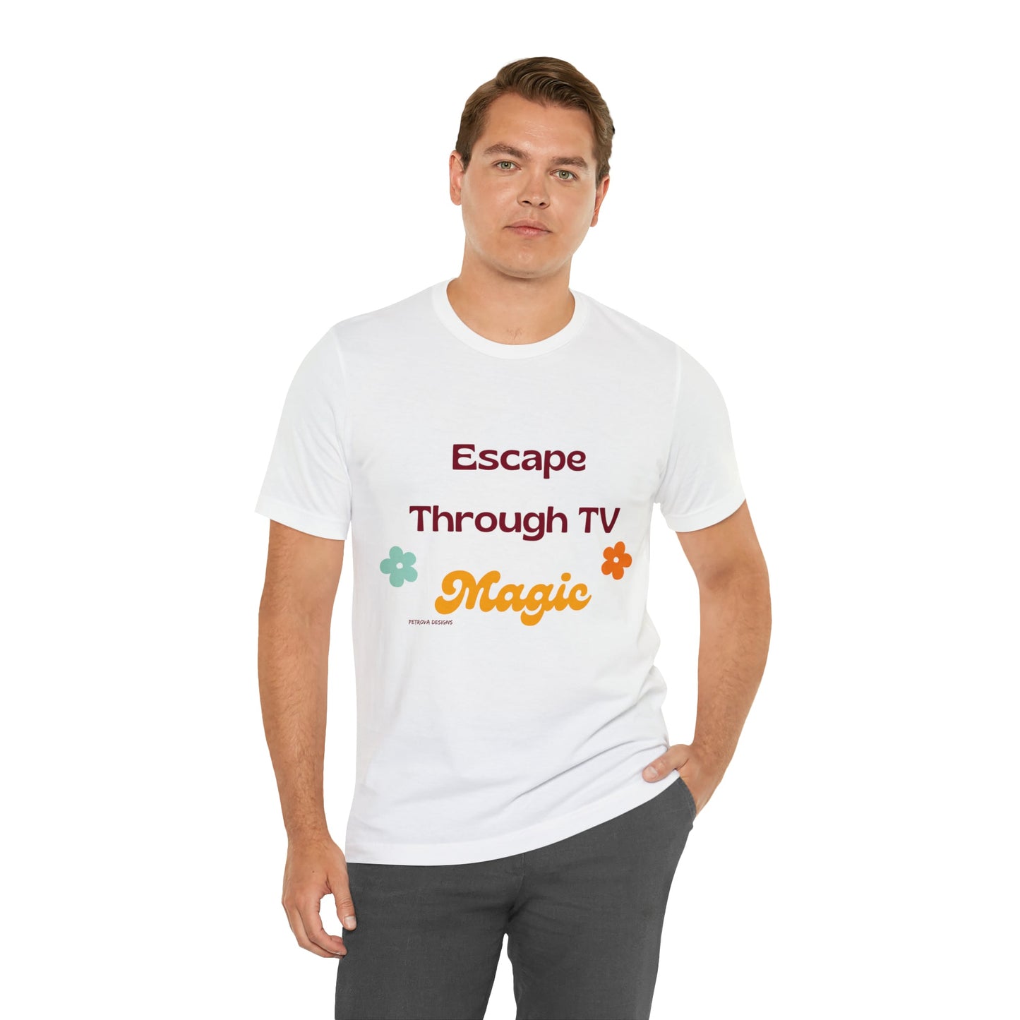 T-Shirt Graphic Tees for Men and Women Graphic Tee Shirts for Black Tshirt Outfits TV Show Movies Petrova Designs