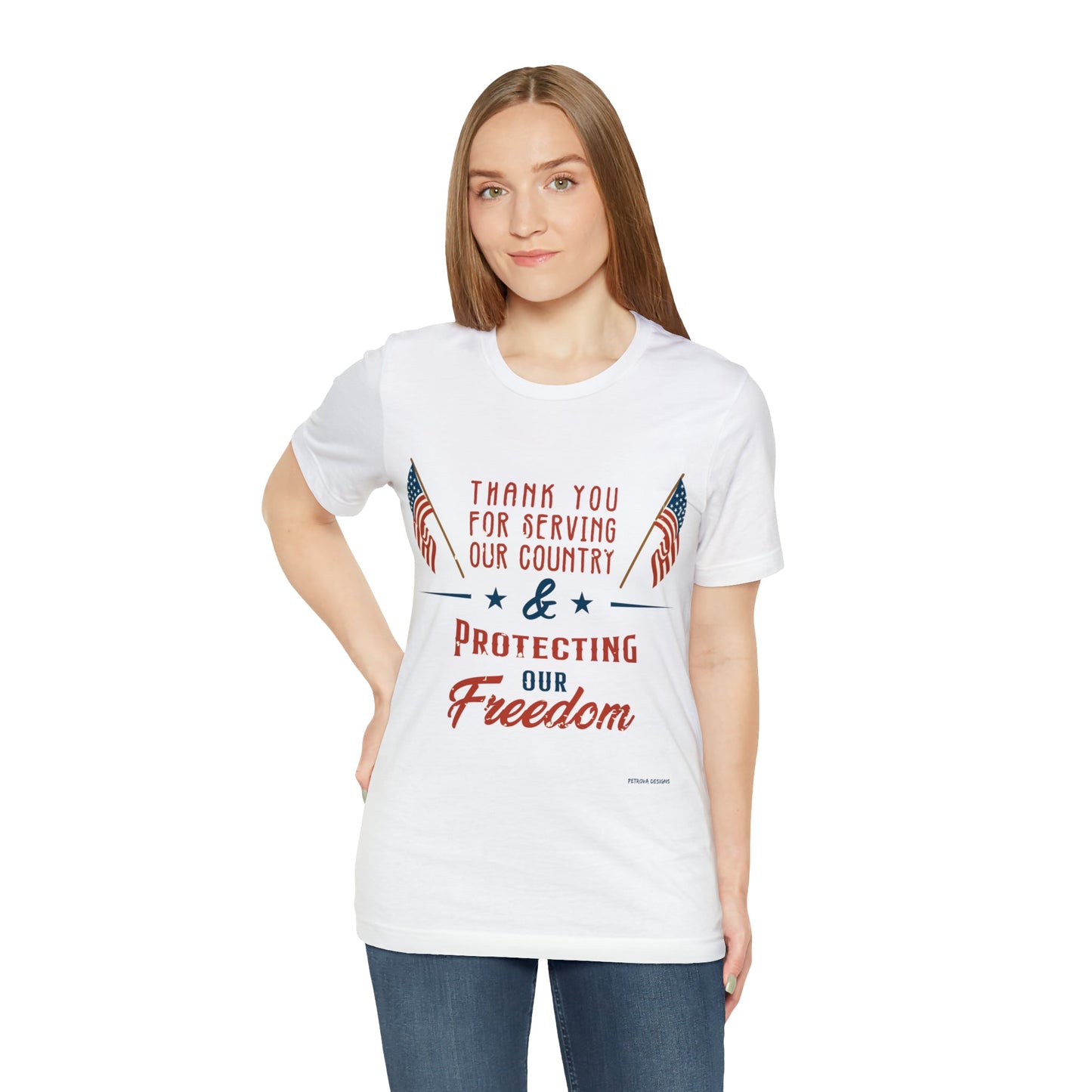 T-Shirt Graphic Tees for Men and Women Graphic Tee Shirts for Black Tshirt Outfits Veterans Day Petrova Designs