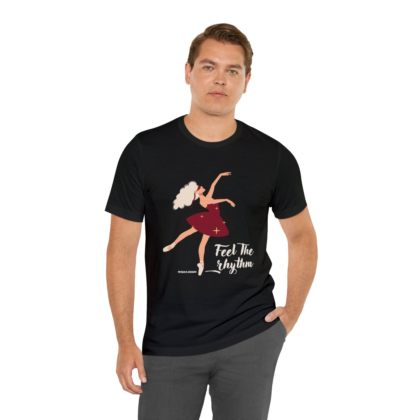 T-Shirt Graphic Tees Men's and Women's Bella Canvas Shirts for Black Tshirt Outfit Bachata Dancer Petrova Designs