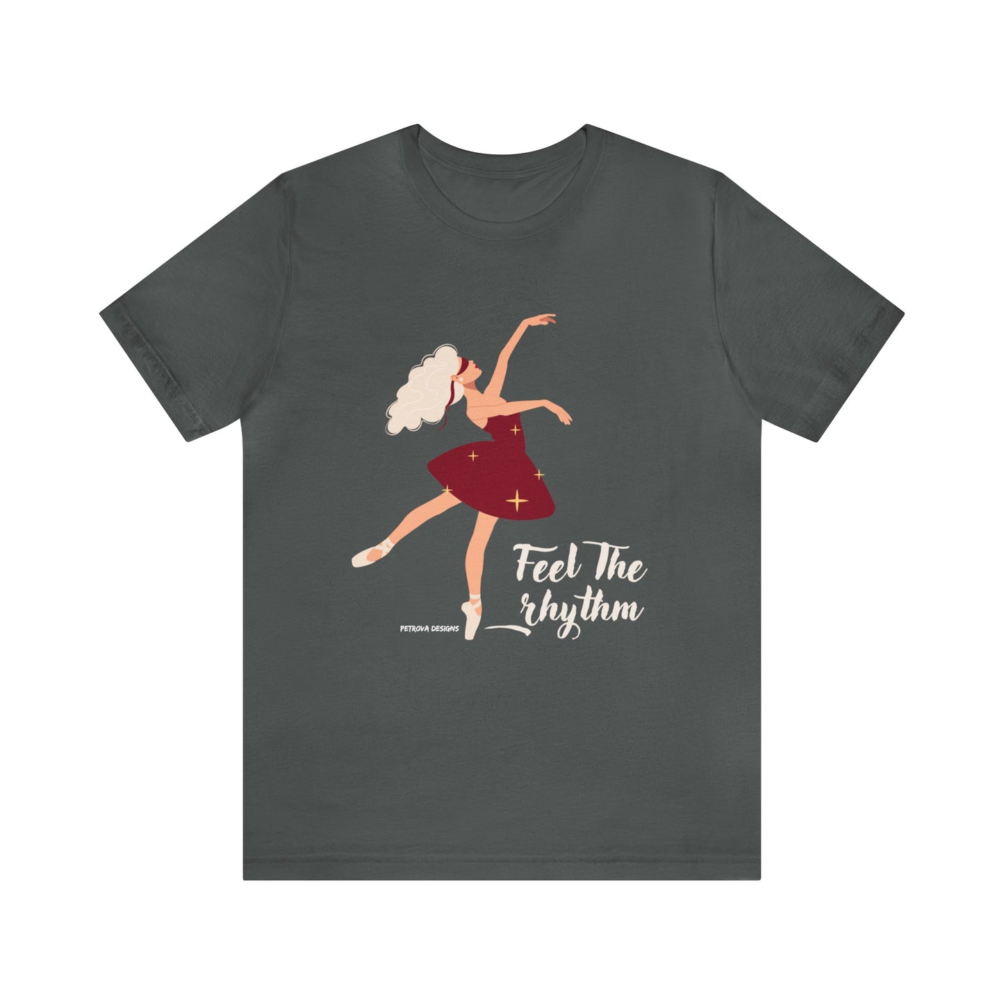 T-Shirt Graphic Tees Men's and Women's Bella Canvas Shirts for Black Tshirt Outfit Bachata Dancer Petrova Designs