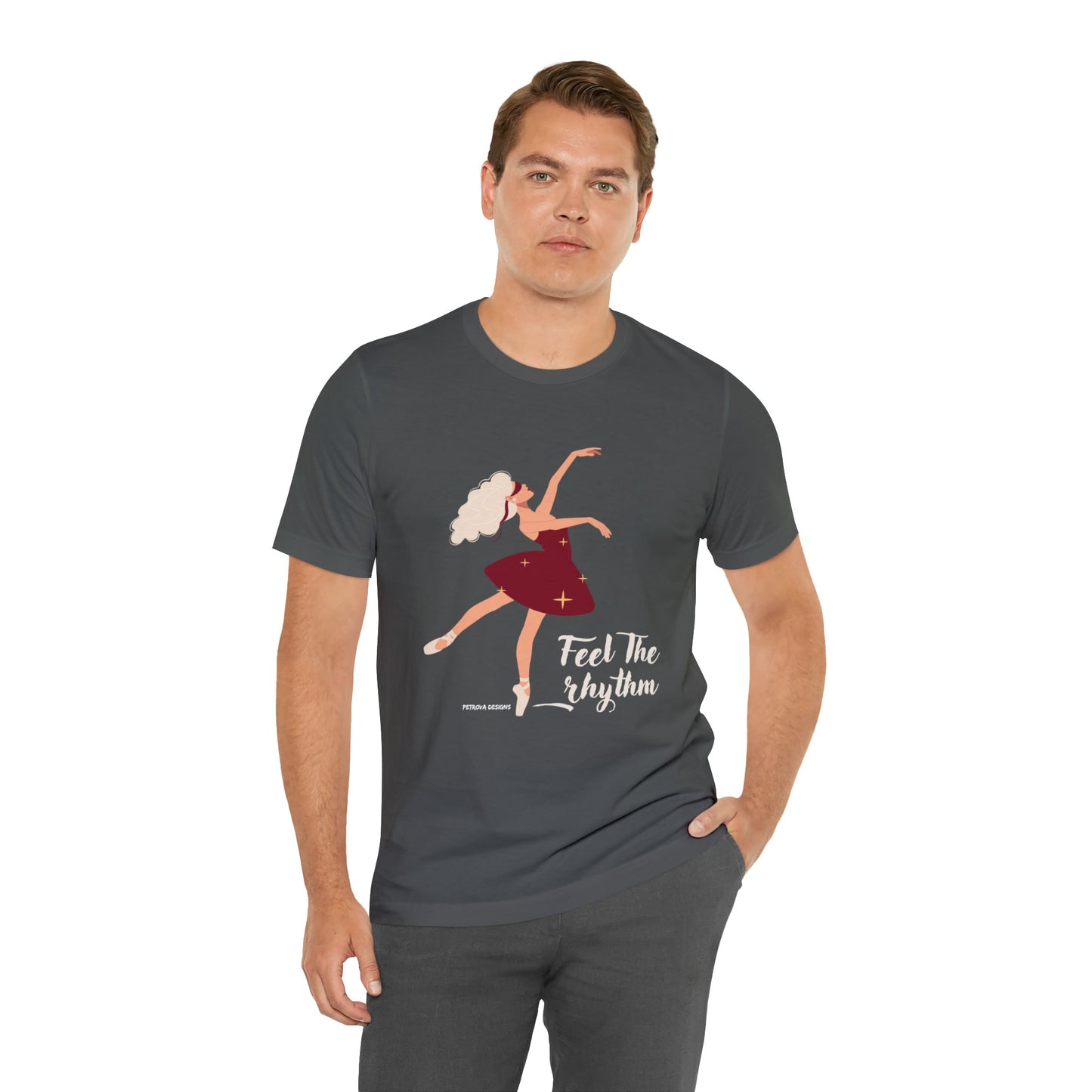 T-Shirt Graphic Tees Men's and Women's Bella Canvas Shirts for Black Tshirt Outfit Bachata Dancer Petrova Designs