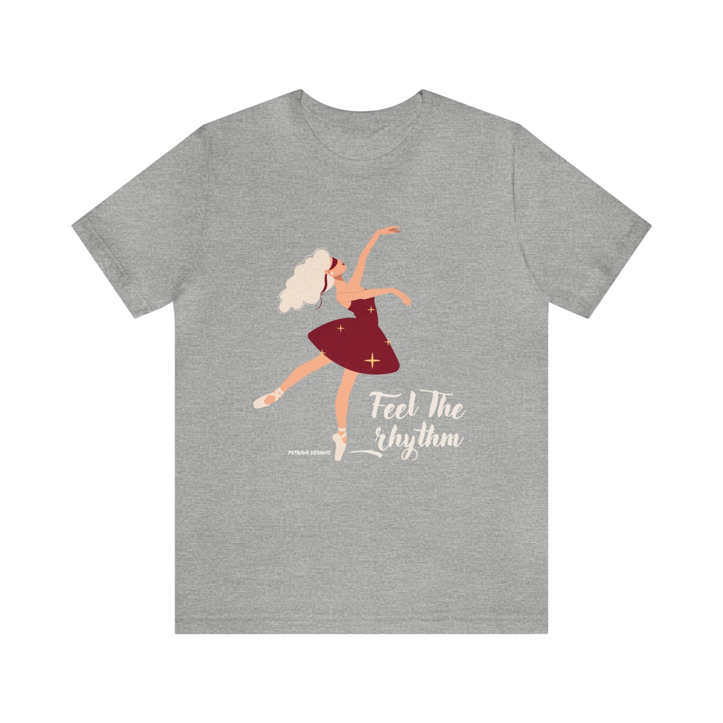 T-Shirt Graphic Tees Men's and Women's Bella Canvas Shirts for Black Tshirt Outfit Bachata Dancer Petrova Designs