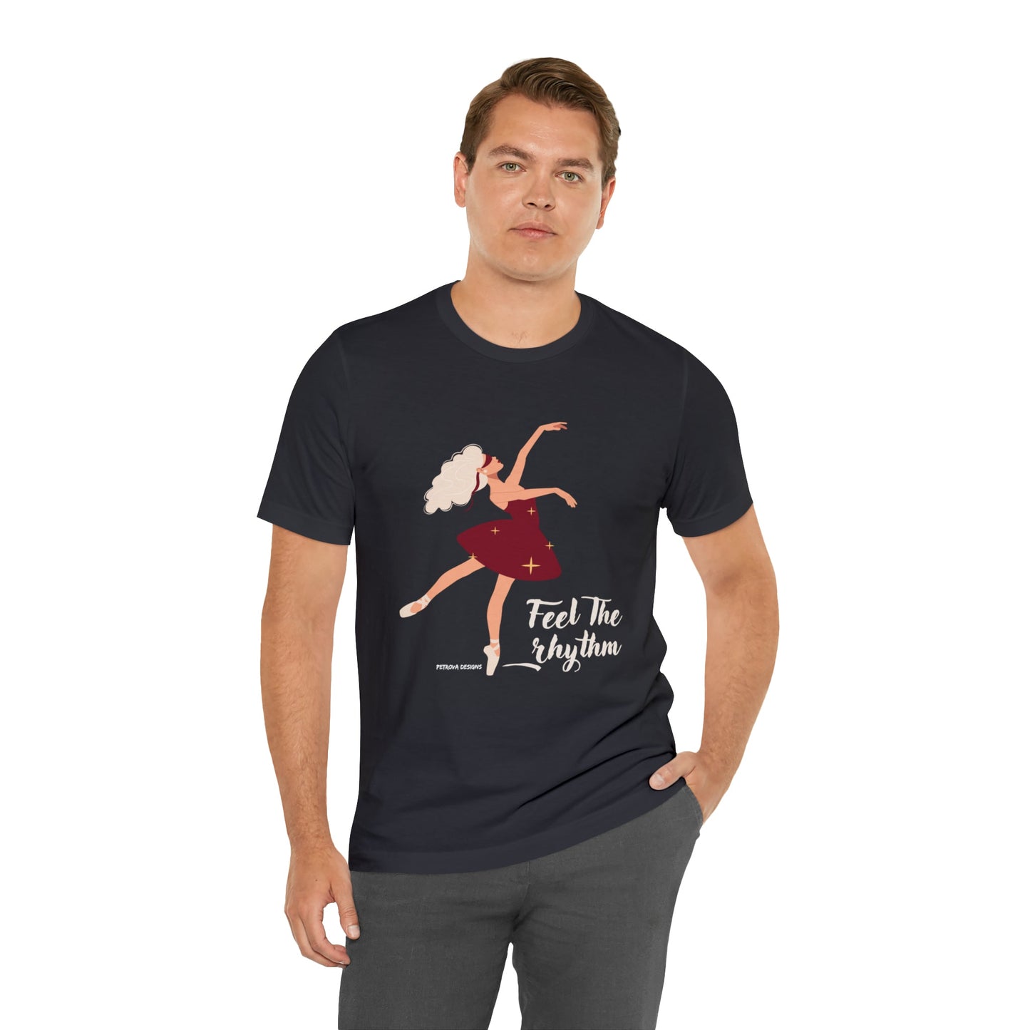 T-Shirt Graphic Tees Men's and Women's Bella Canvas Shirts for Black Tshirt Outfit Bachata Dancer Petrova Designs
