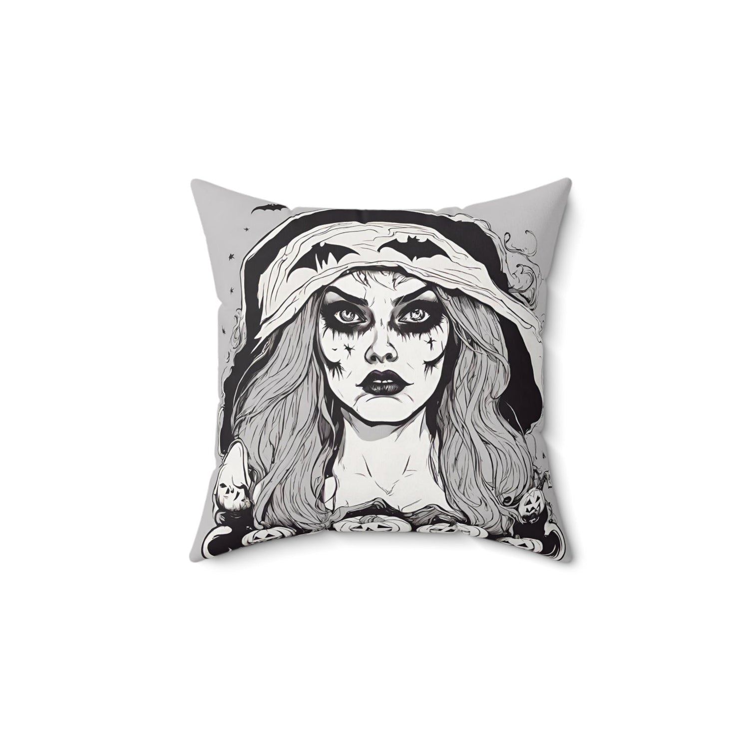 14" × 14" Home Decor Halloween Accent Pillows and Throws for Cute Halloween Decoration for Indoor Scary Petrova Designs
