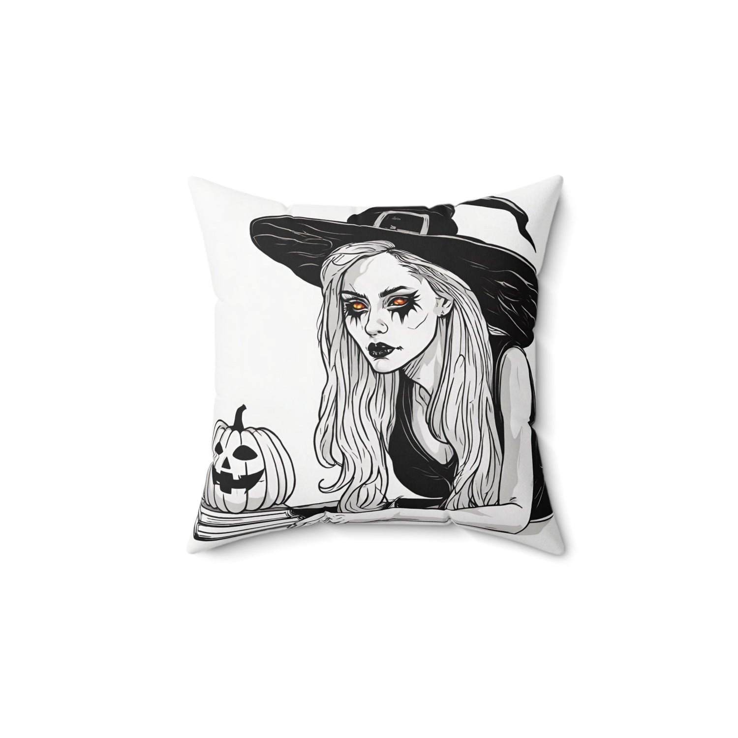 14" × 14" Home Decor Halloween Accent Pillows for Throw Pillows Decor for Couch or Sofa Witch Petrova Designs