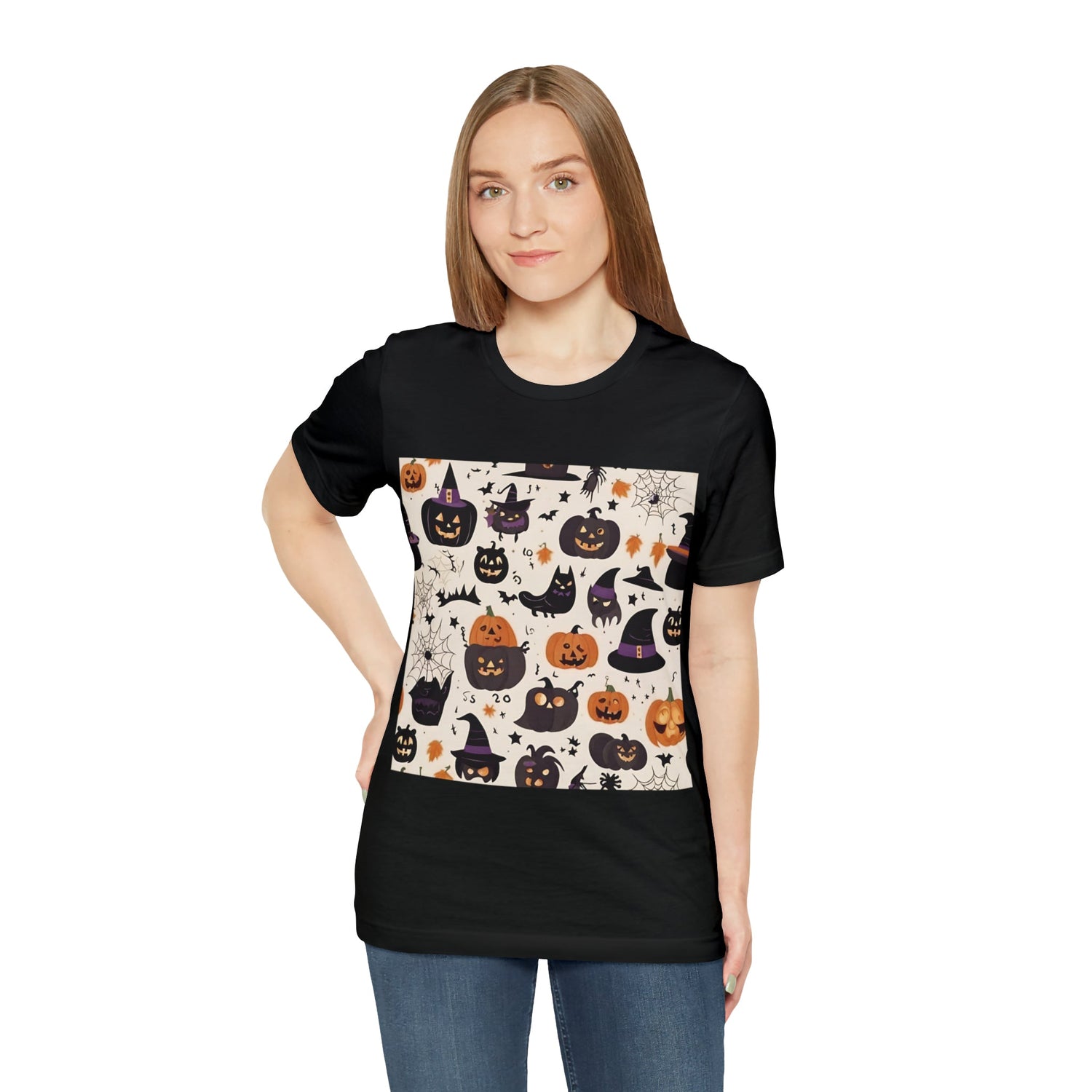 T-Shirt Halloween Shirt for Adults for Halloween Present Graphic Tee Bella Canvas Black Cool Petrova Designs