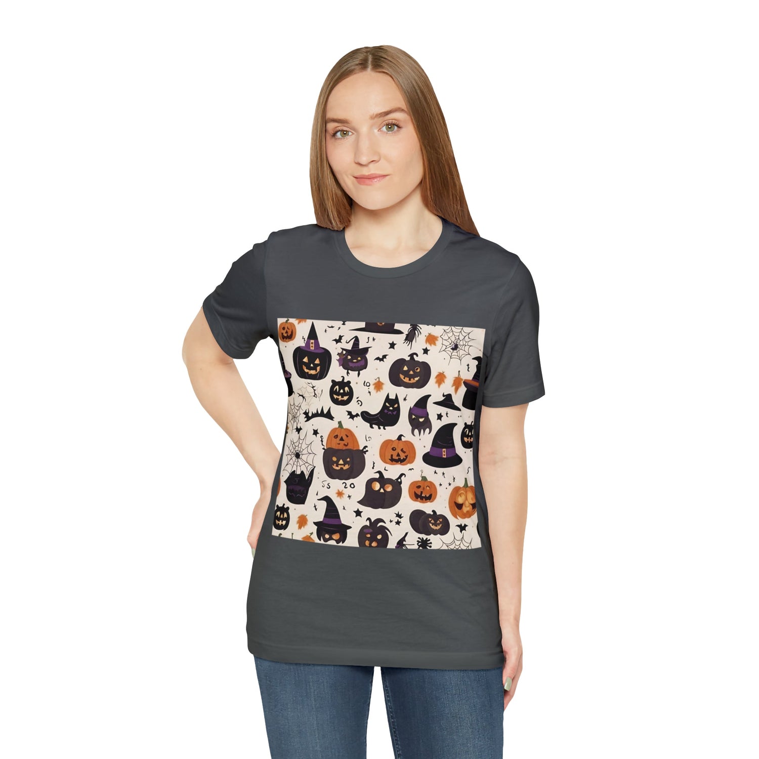 T-Shirt Halloween Shirt for Adults for Halloween Present Graphic Tee Bella Canvas Black Cool Petrova Designs