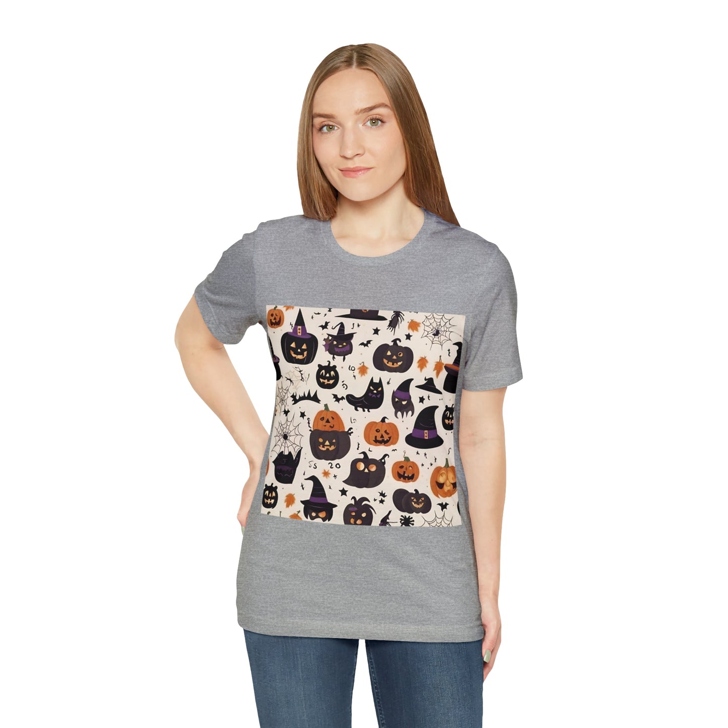 T-Shirt Halloween Shirt for Adults for Halloween Present Graphic Tee Bella Canvas Black Cool Petrova Designs