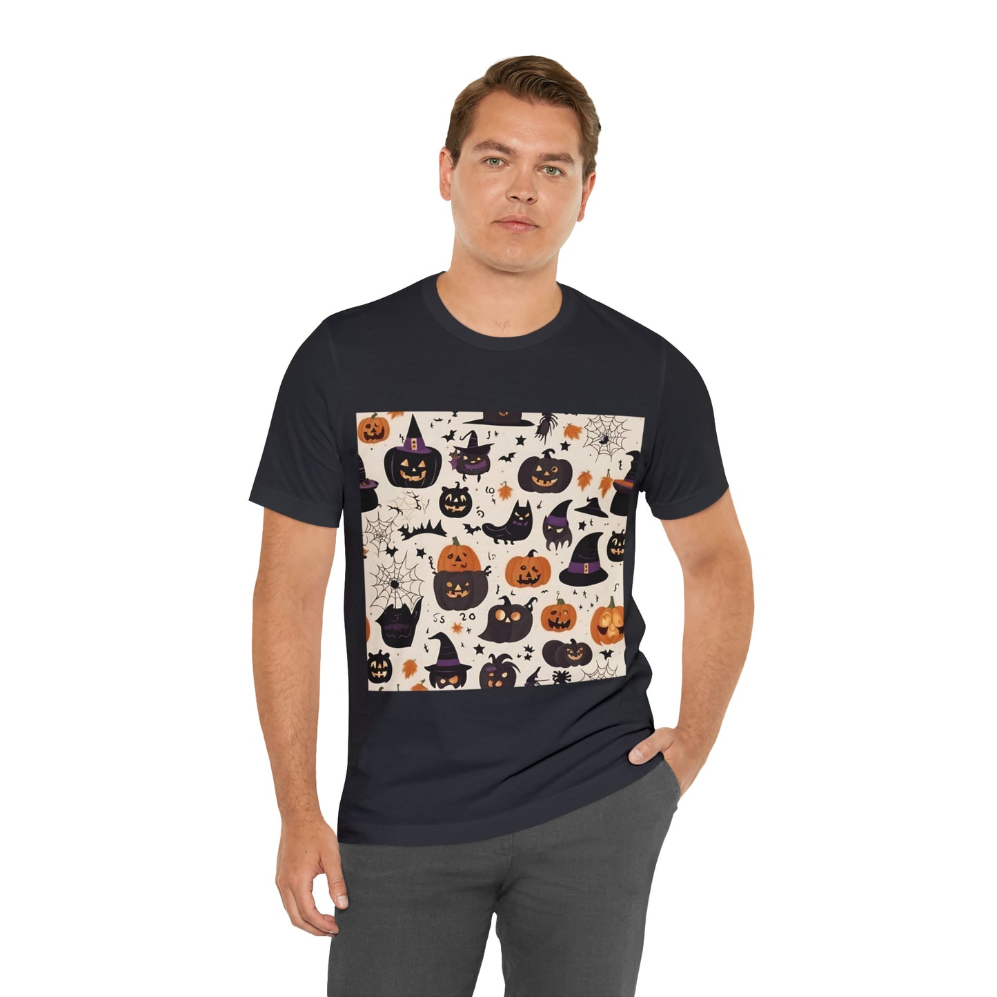 T-Shirt Halloween Shirt for Adults for Halloween Present Graphic Tee Bella Canvas Black Cool Petrova Designs