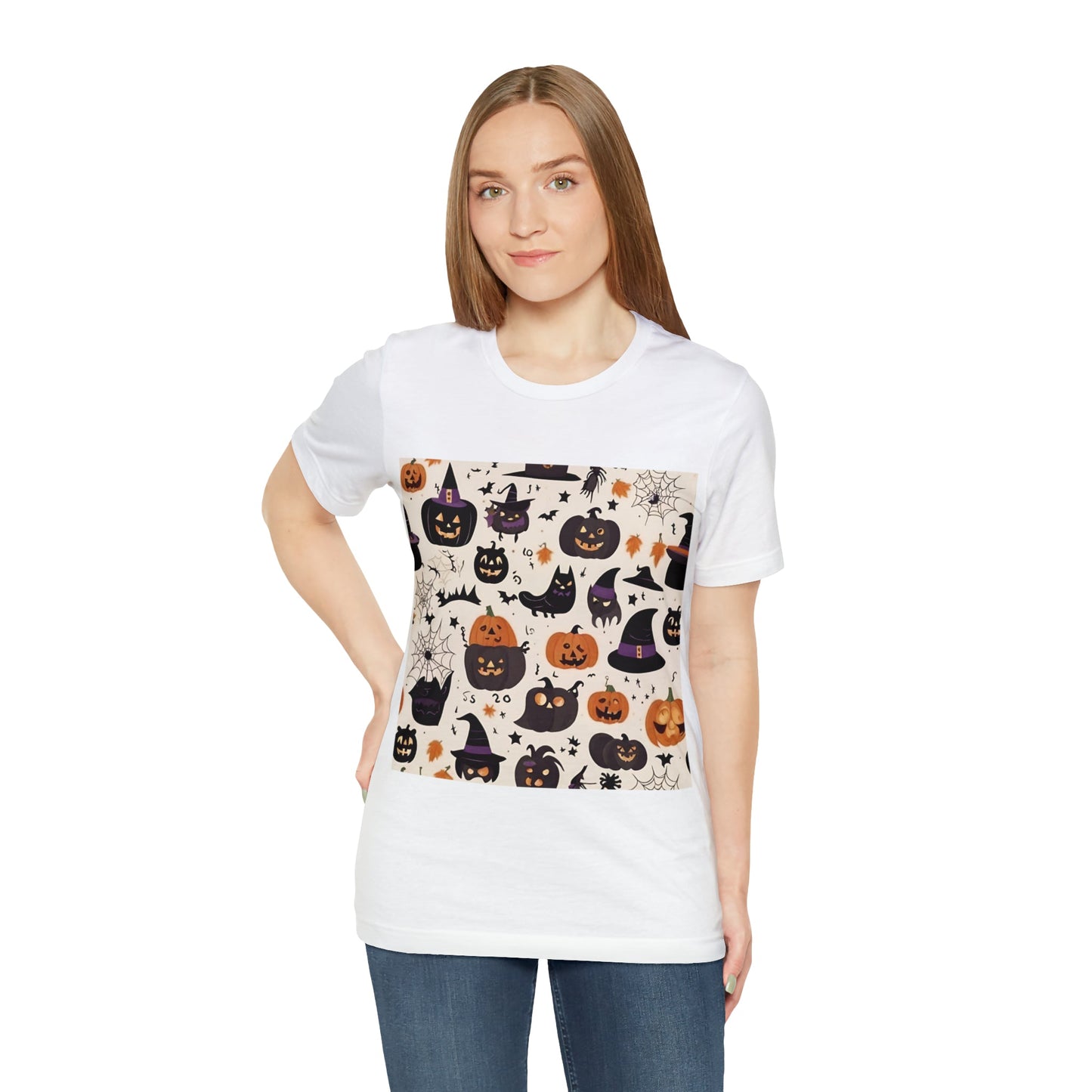 T-Shirt Halloween Shirt for Adults for Halloween Present Graphic Tee Bella Canvas Black Cool Petrova Designs