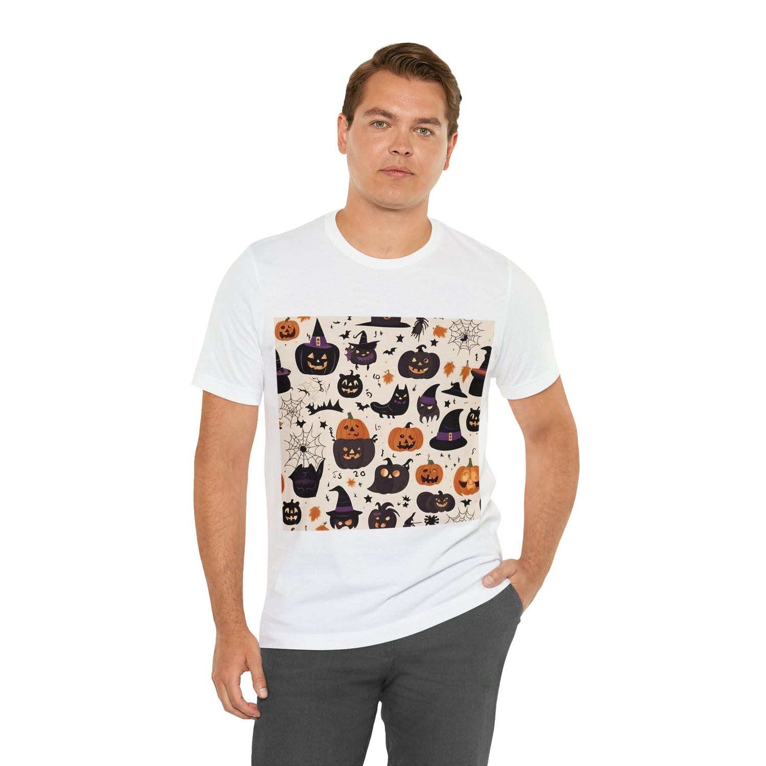 T-Shirt Halloween Shirt for Adults for Halloween Present Graphic Tee Bella Canvas Black Cool Petrova Designs
