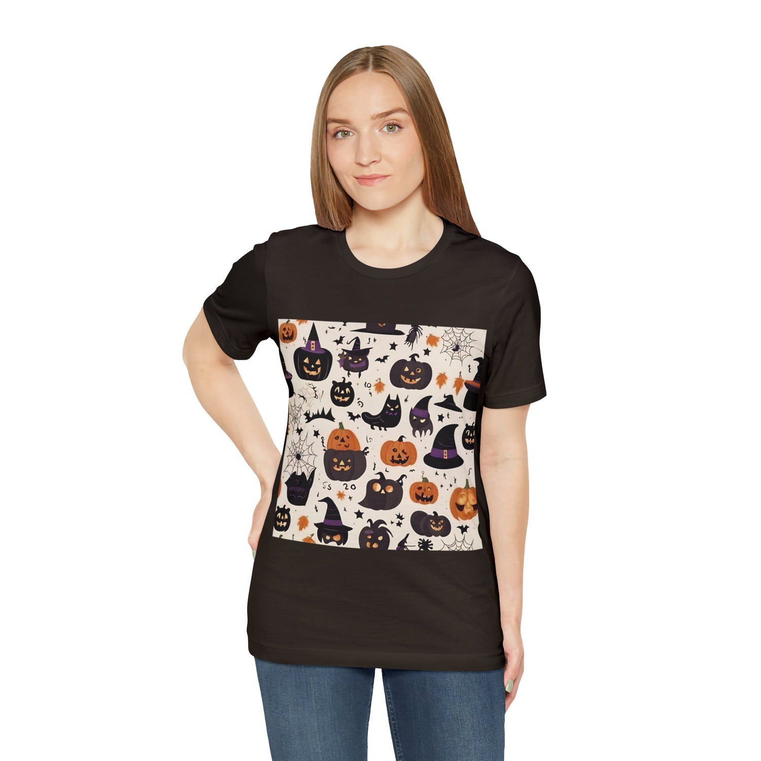 T-Shirt Halloween Shirt for Adults for Halloween Present Graphic Tee Bella Canvas Black Cool Petrova Designs