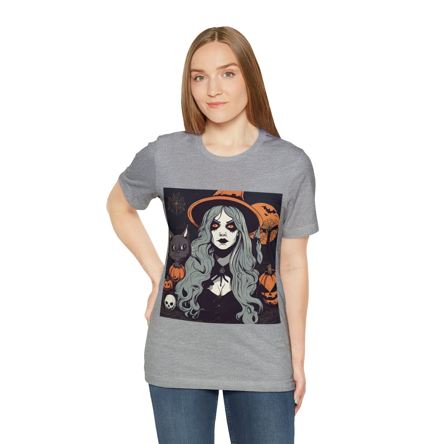 T-Shirt Halloween Shirt for Adults for Halloween Present Graphic Tee Bella Canvas Black Spooky Petrova Designs