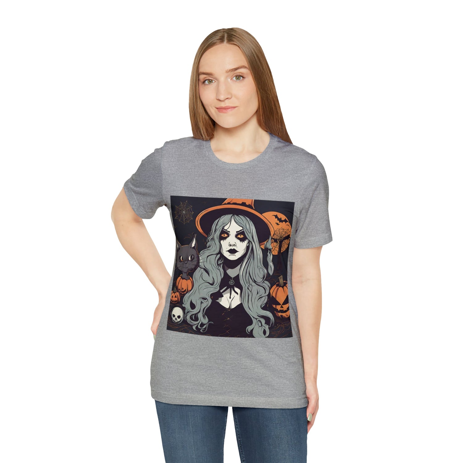 T-Shirt Halloween Shirt for Adults for Halloween Present Graphic Tee Bella Canvas Black Spooky Petrova Designs