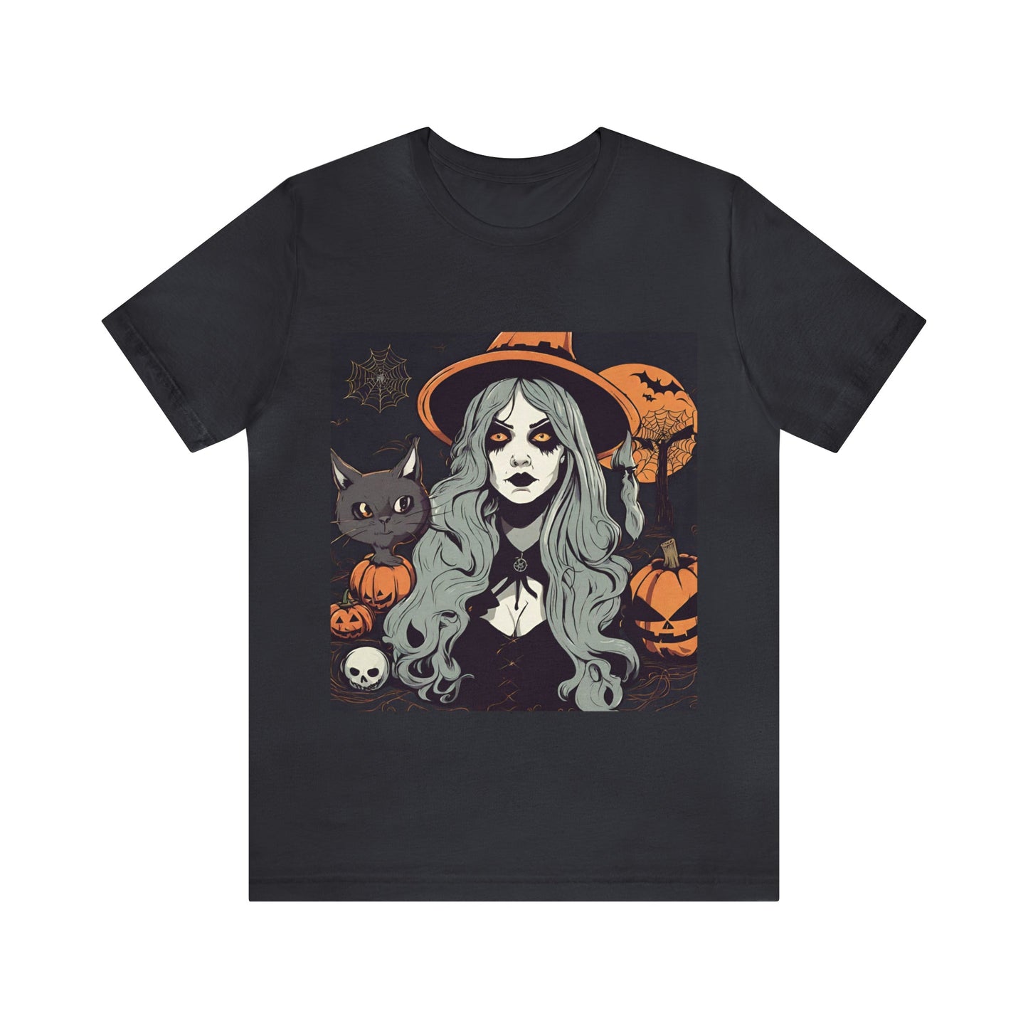 T-Shirt Halloween Shirt for Adults for Halloween Present Graphic Tee Bella Canvas Black Spooky Petrova Designs