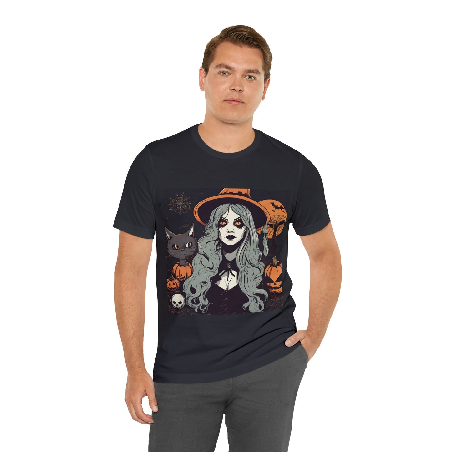 T-Shirt Halloween Shirt for Adults for Halloween Present Graphic Tee Bella Canvas Black Spooky Petrova Designs