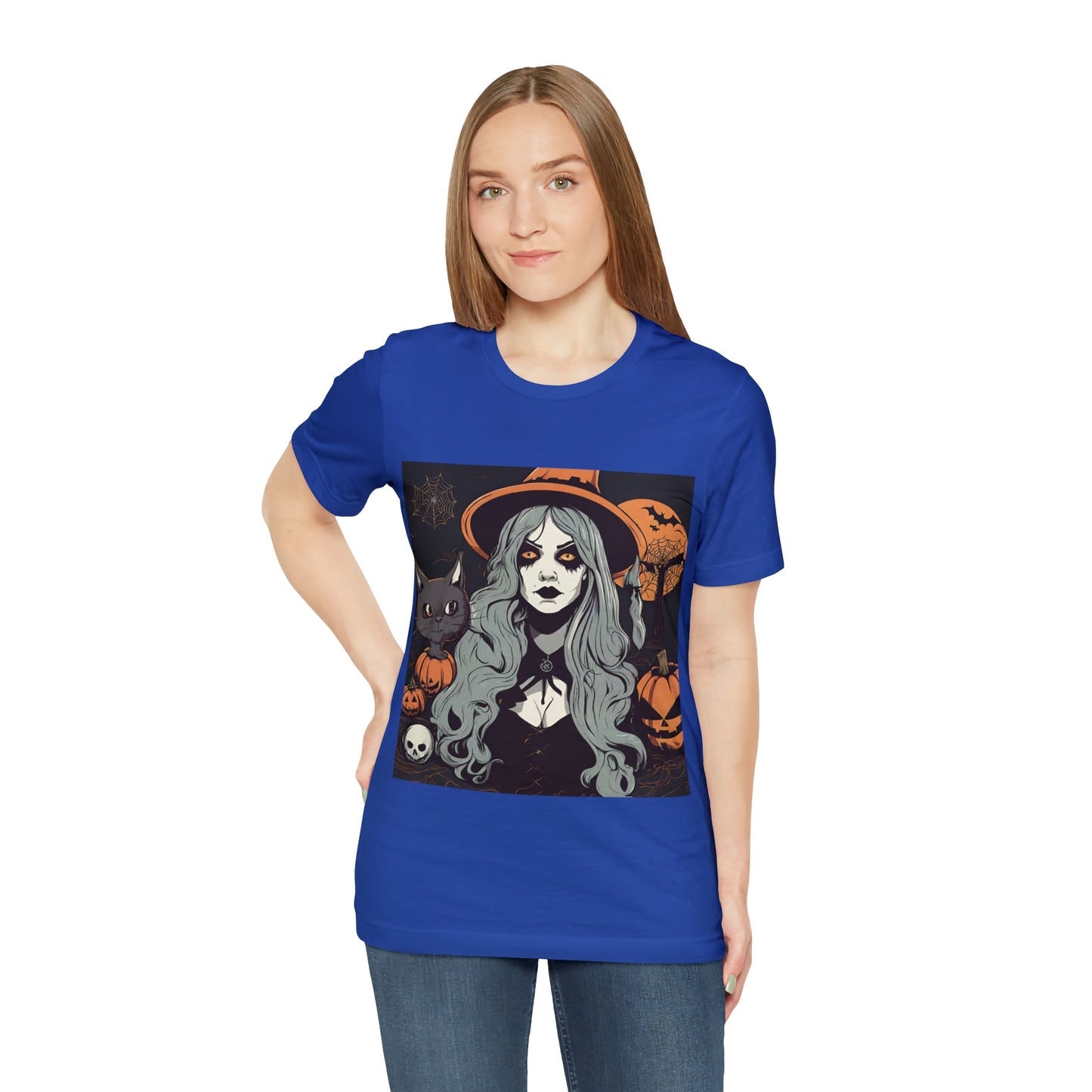 T-Shirt Halloween Shirt for Adults for Halloween Present Graphic Tee Bella Canvas Black Spooky Petrova Designs