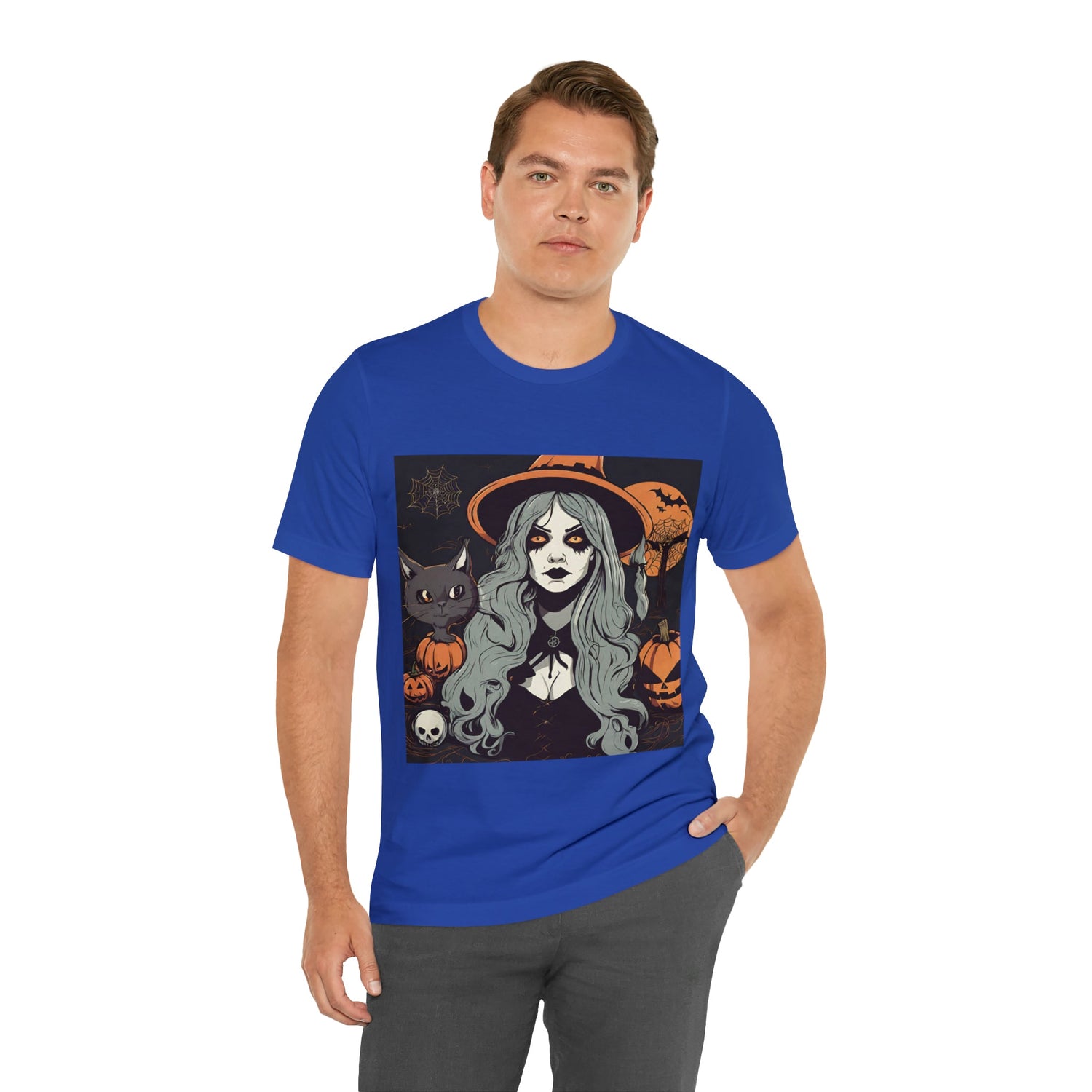 T-Shirt Halloween Shirt for Adults for Halloween Present Graphic Tee Bella Canvas Black Spooky Petrova Designs