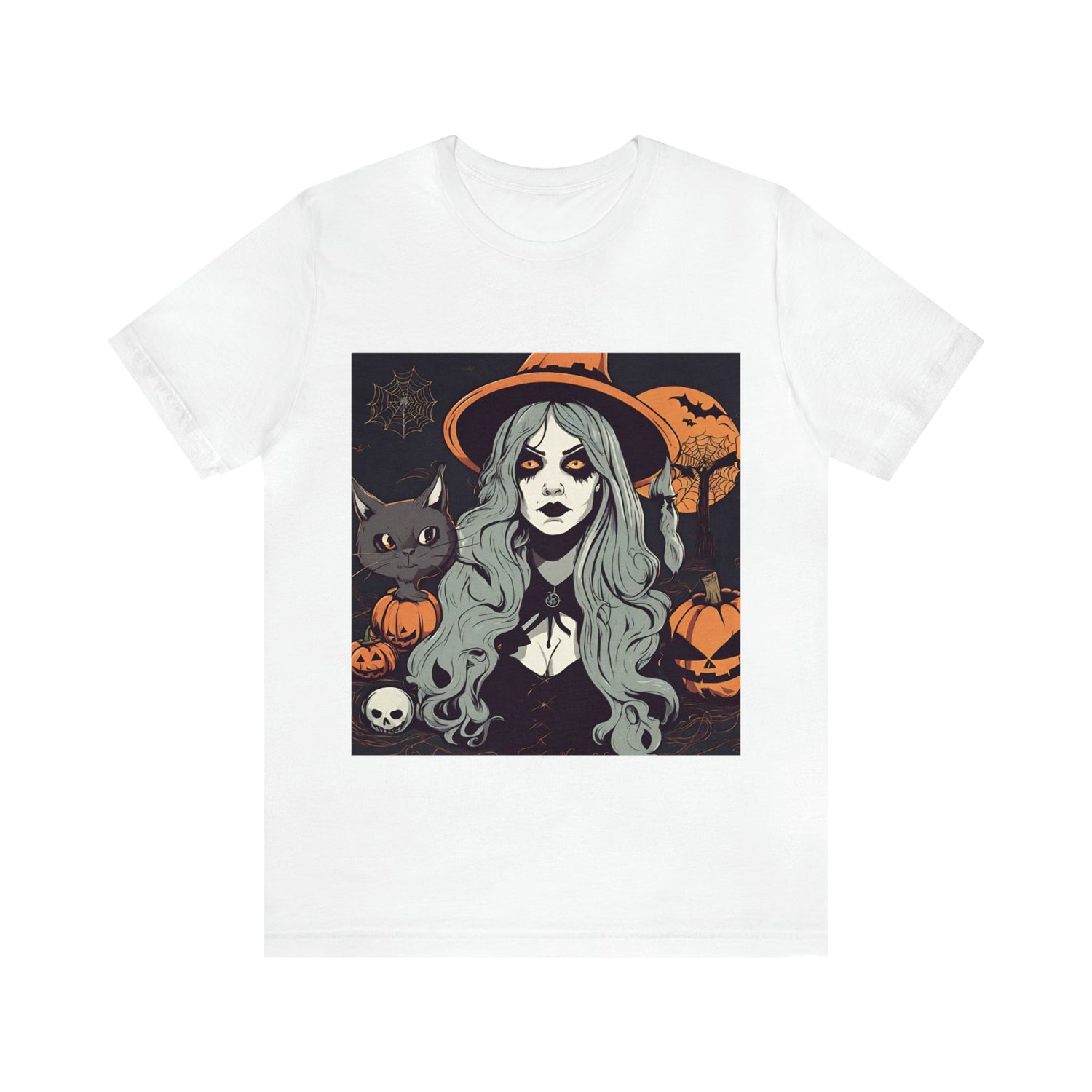 T-Shirt Halloween Shirt for Adults for Halloween Present Graphic Tee Bella Canvas Black Spooky Petrova Designs